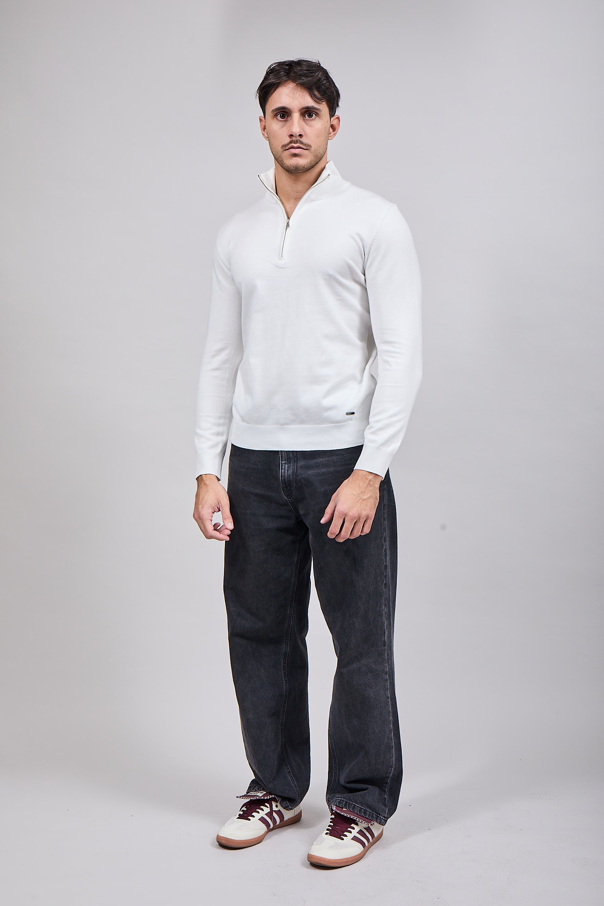 Lupetto Zip Gianni Lupo 35136 Panna