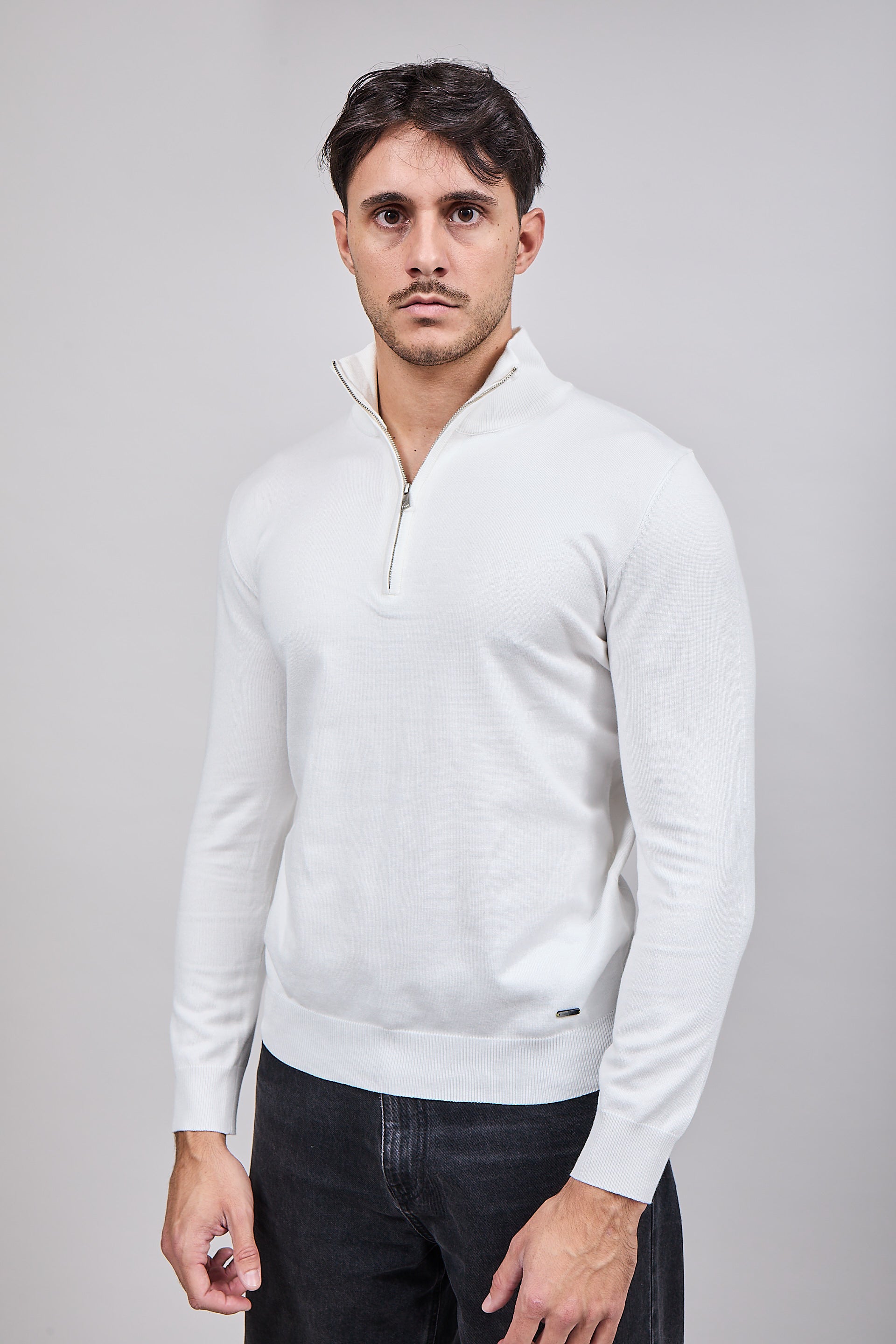 Lupetto Zip Gianni Lupo 35136 Panna