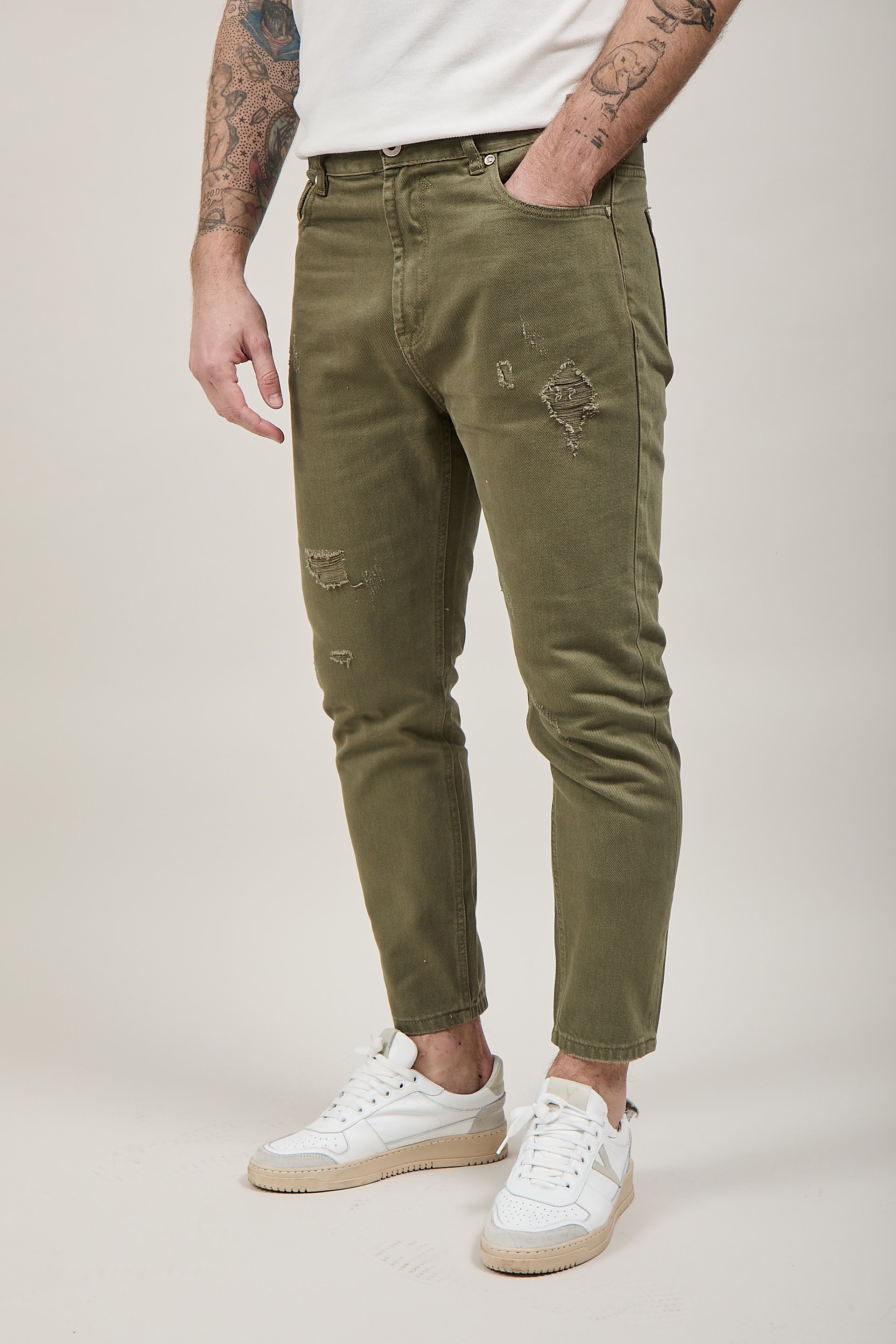 Jeans Gianni Lupo Verde 2536