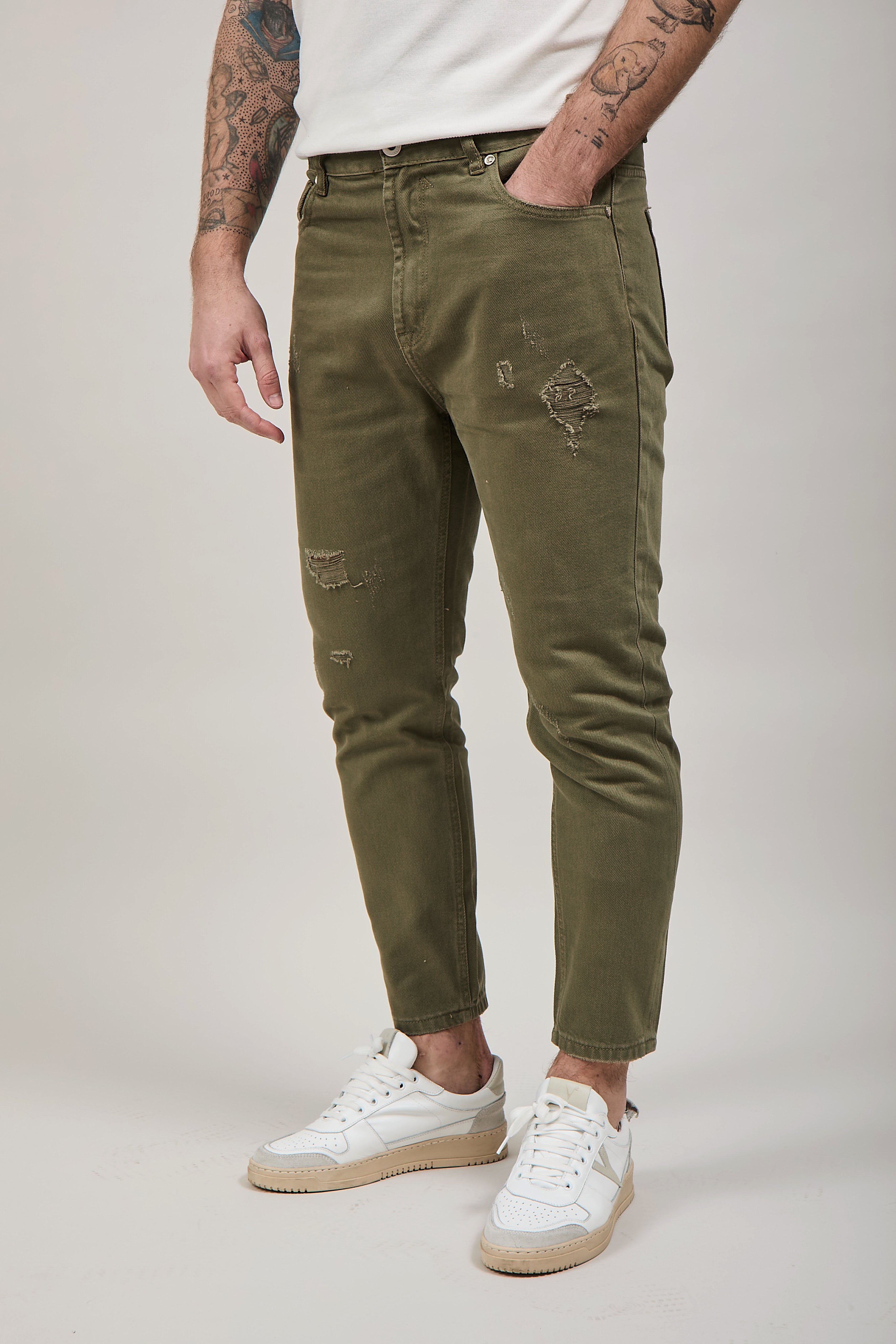 Jeans Gianni Lupo Verde 2536