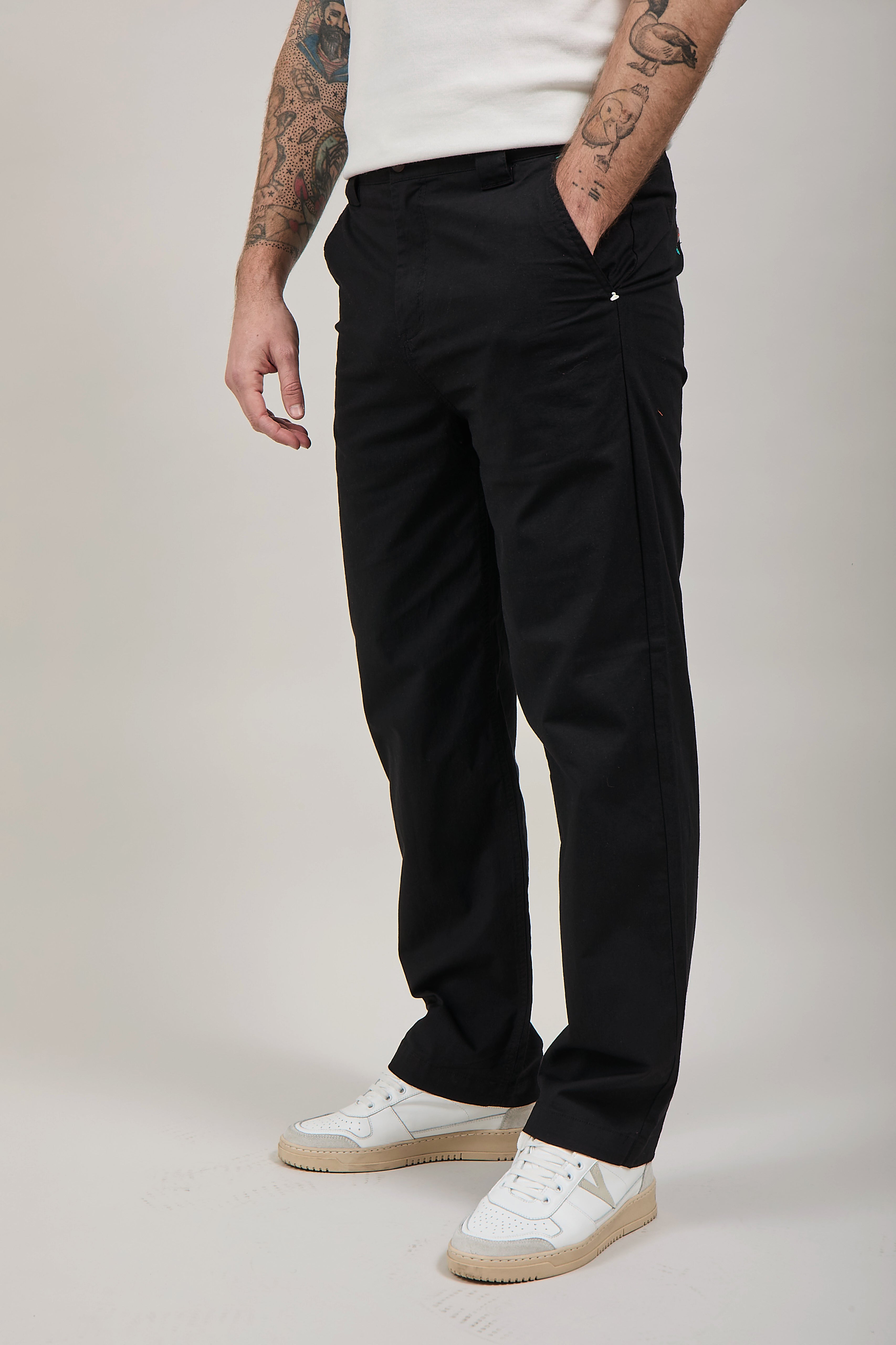 Pantalone Berna Lino Nero 1283