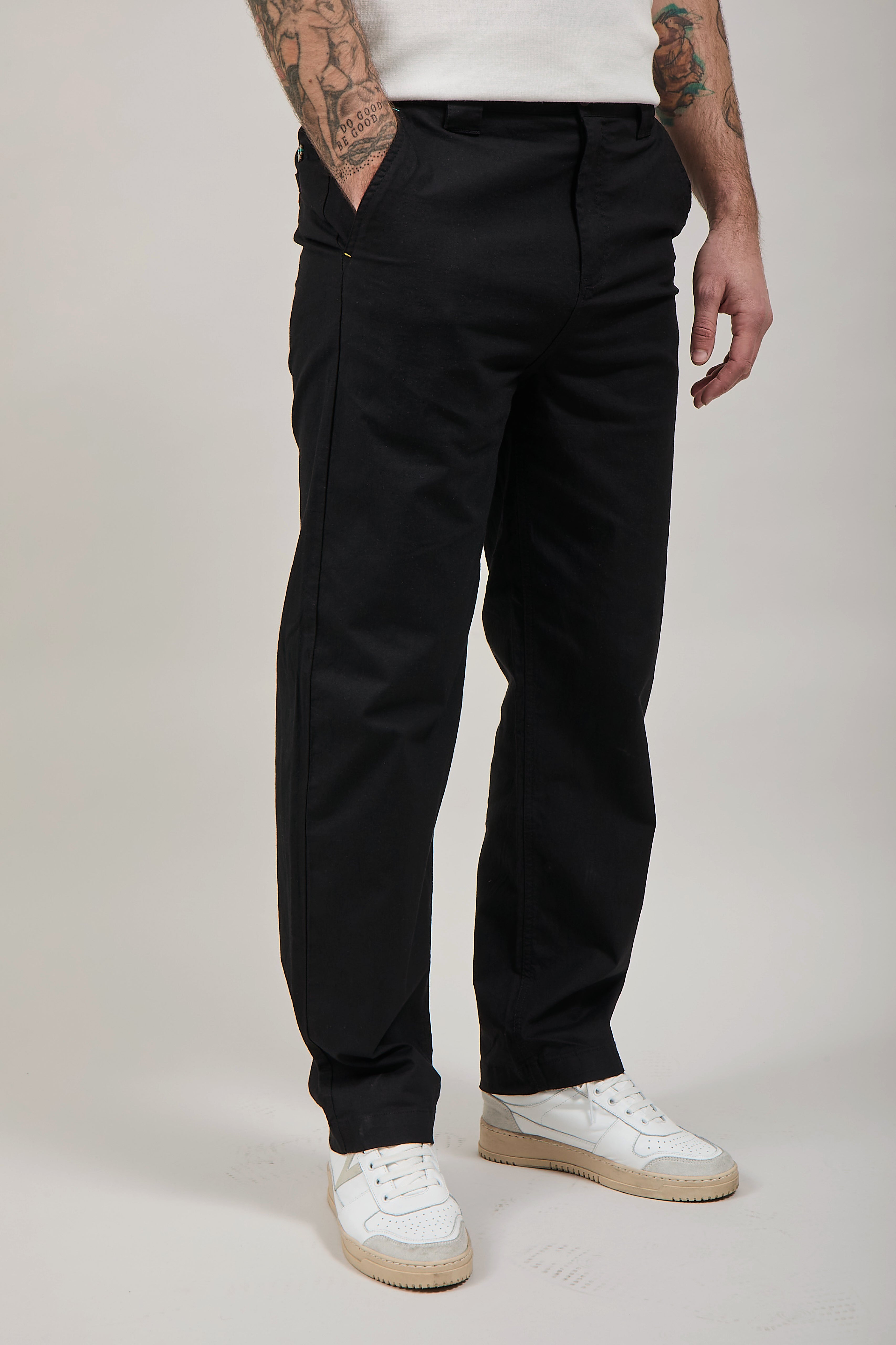 Pantalone Berna Lino Nero 1283