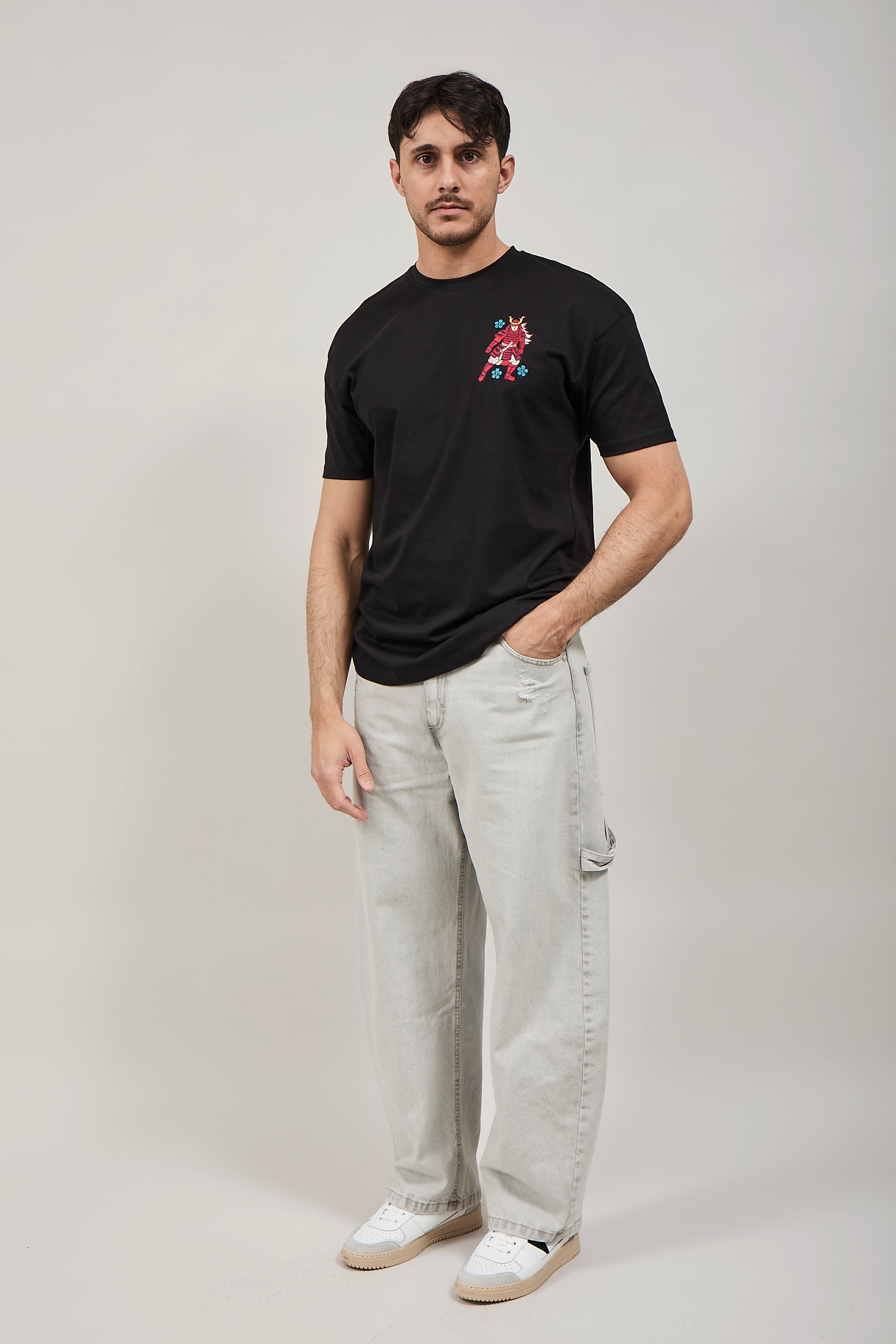 T-shirt V2 Samurai Nera