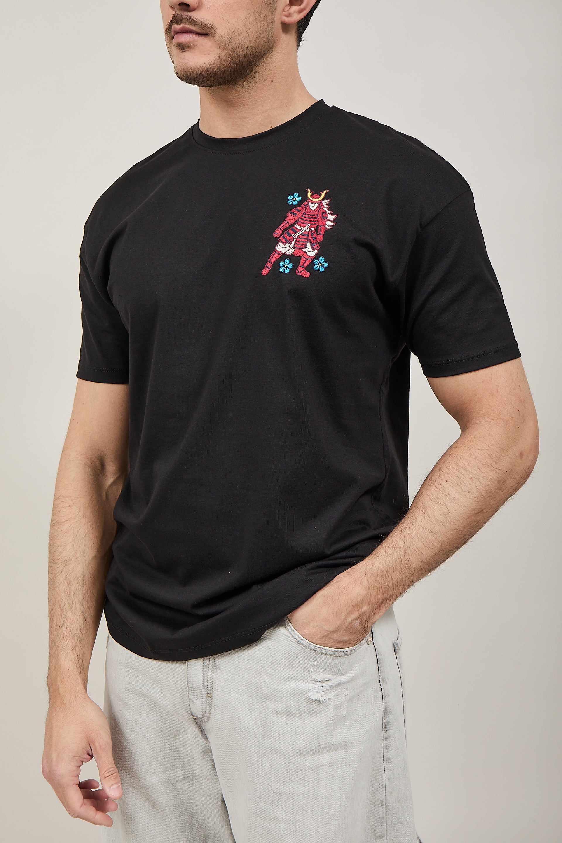 T-shirt V2 Samurai Nera