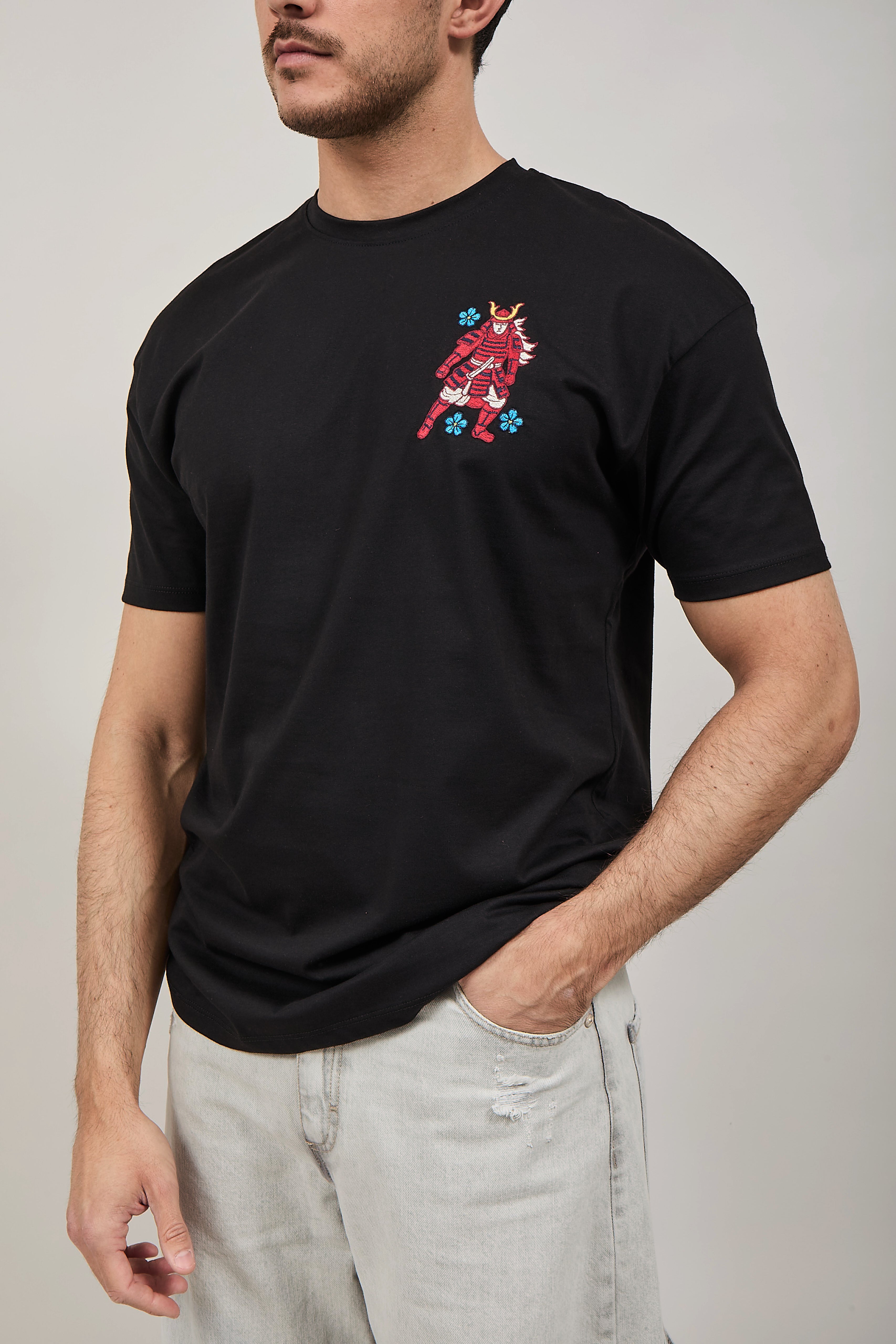 T-shirt V2 Samurai Nera