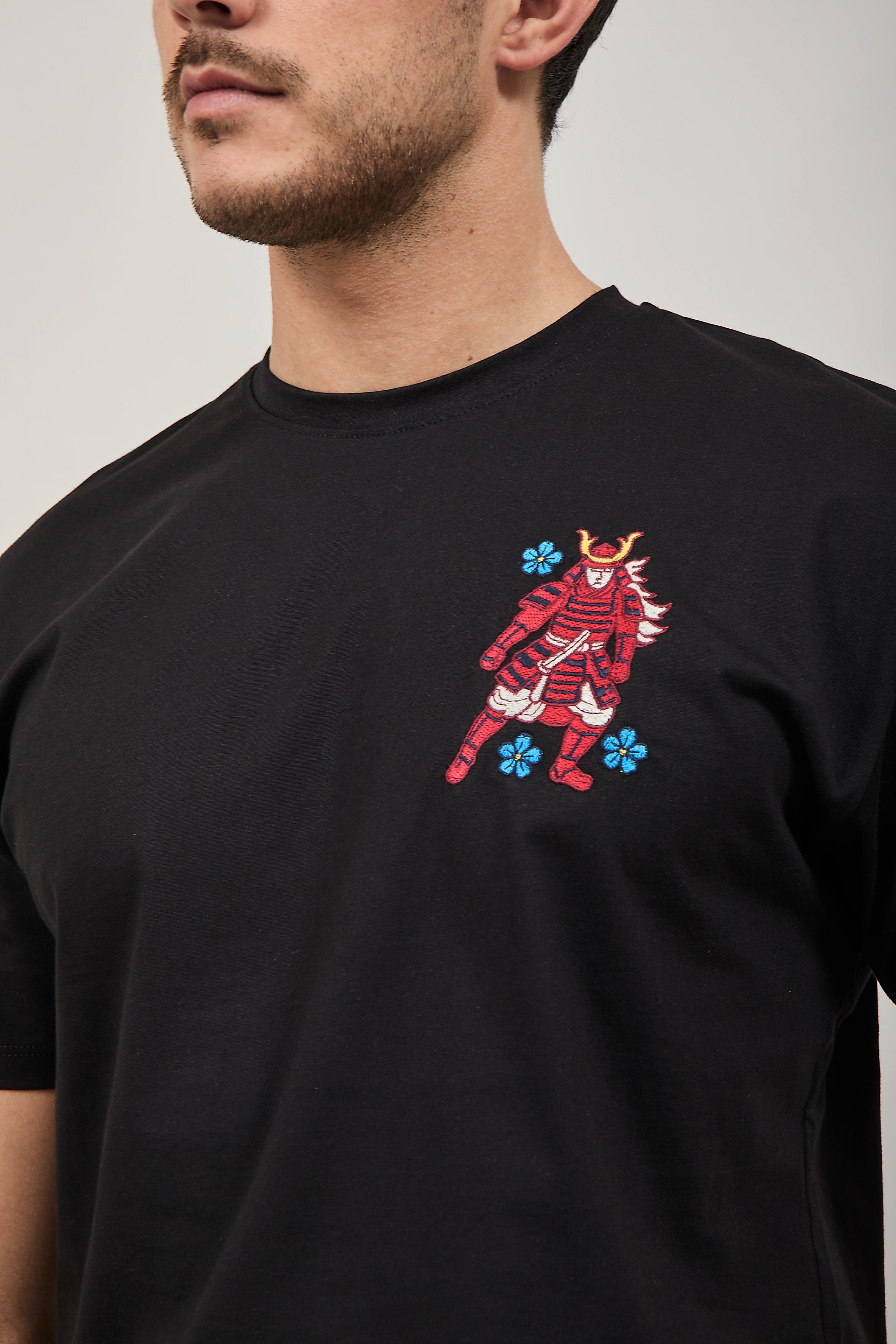 T-shirt V2 Samurai Nera