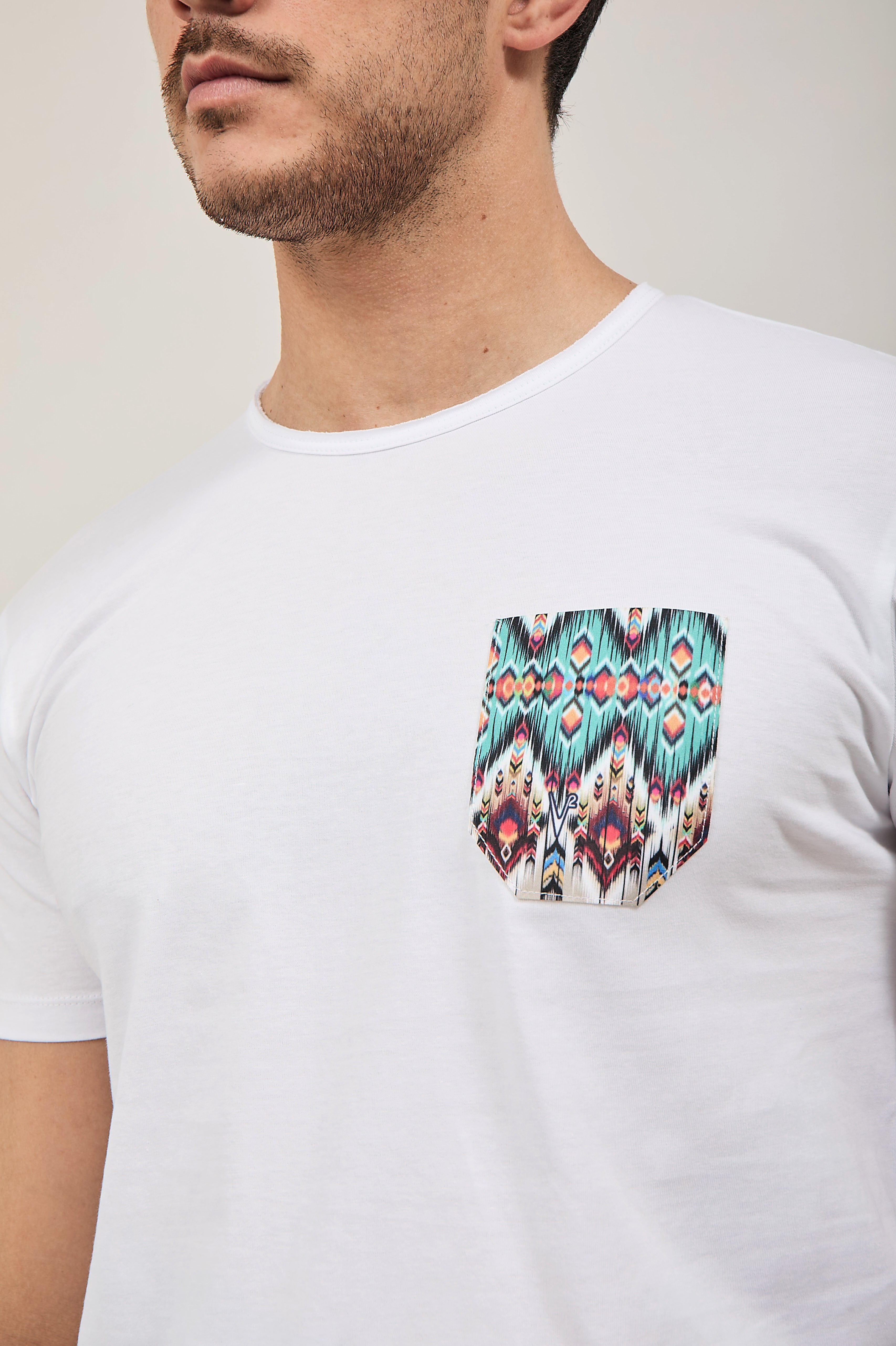 T-shirt V2 Taschino Bianca B2