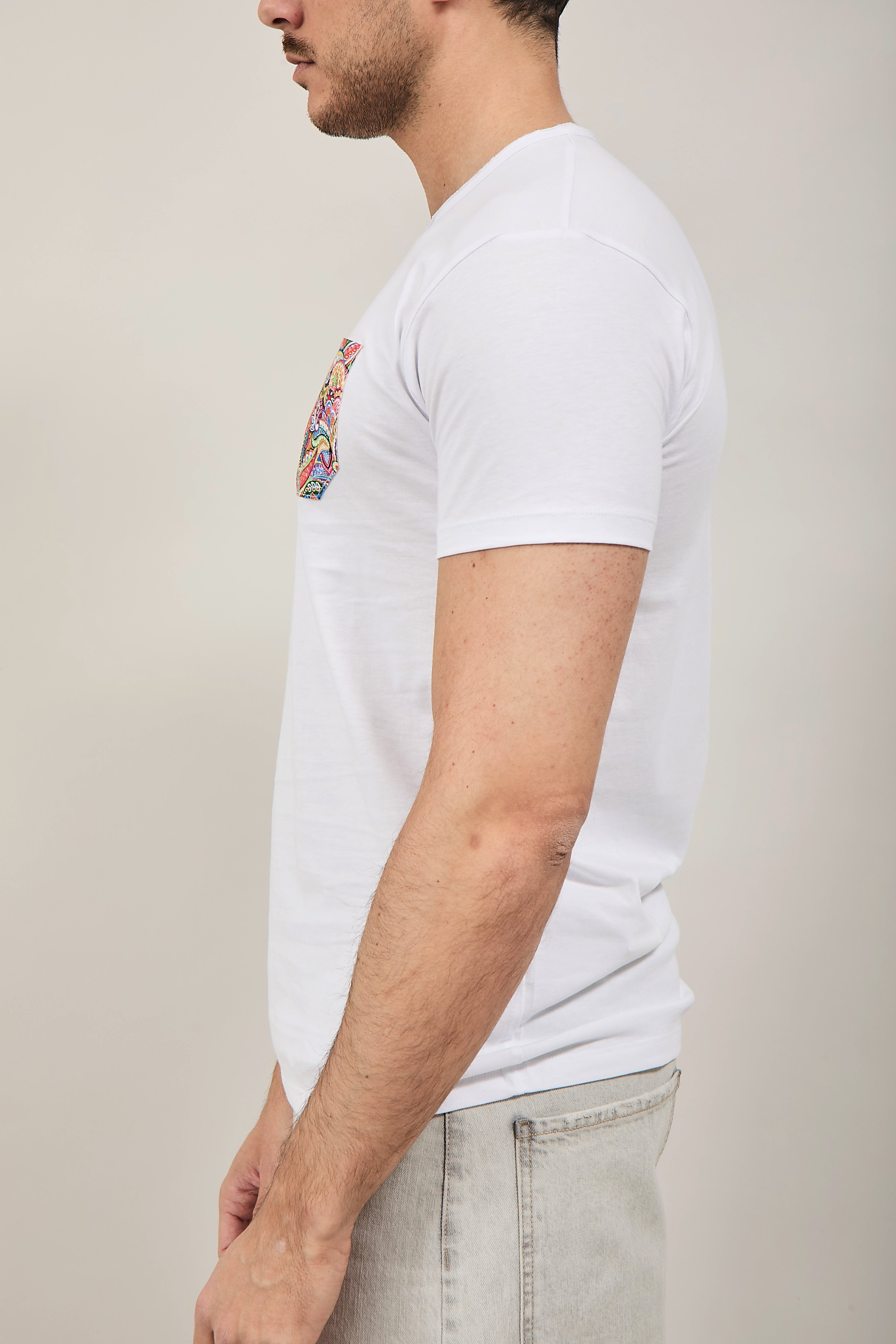 T-shirt V2 Taschino Bianca B6