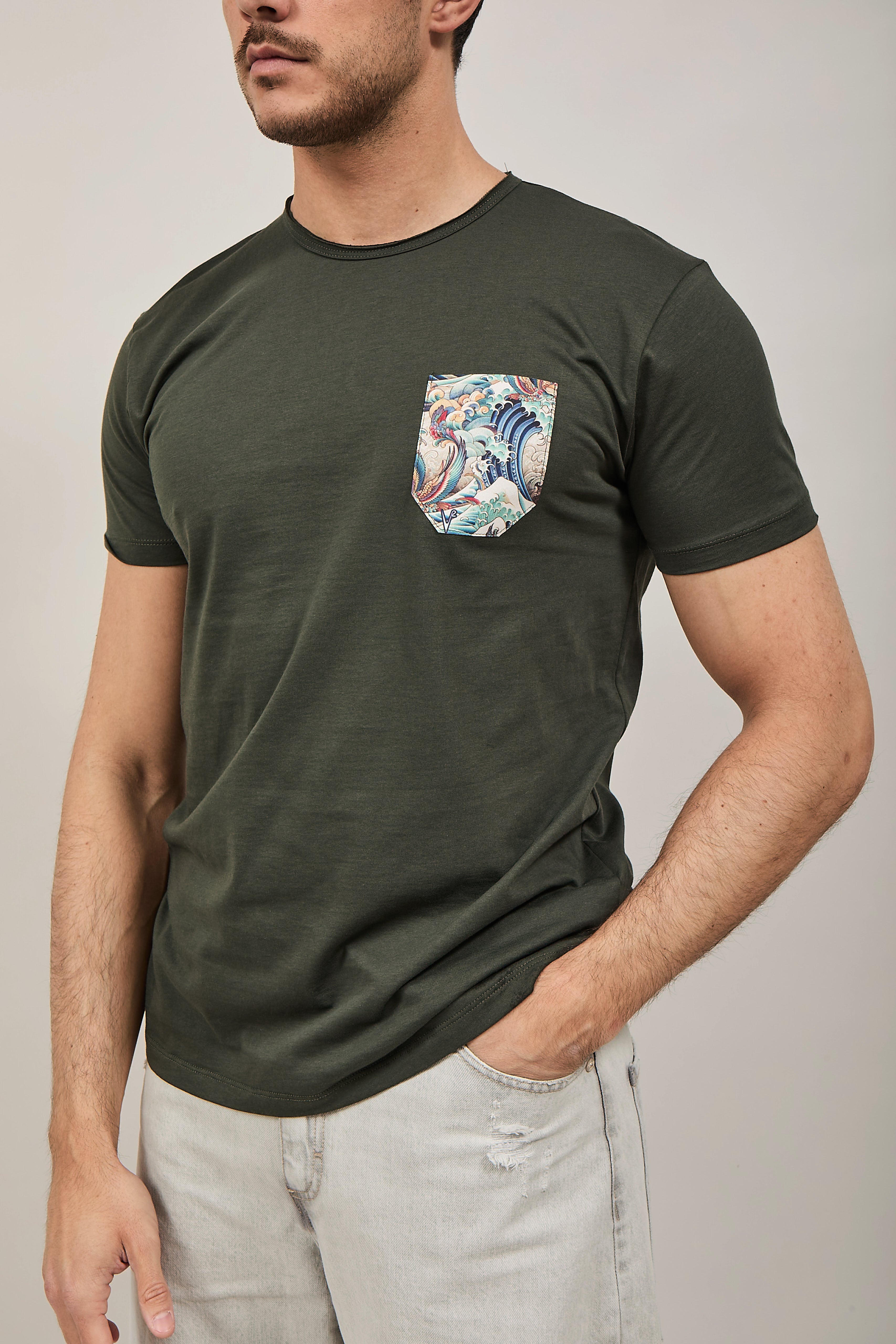 T-shirt V2 Taschino Militare V3