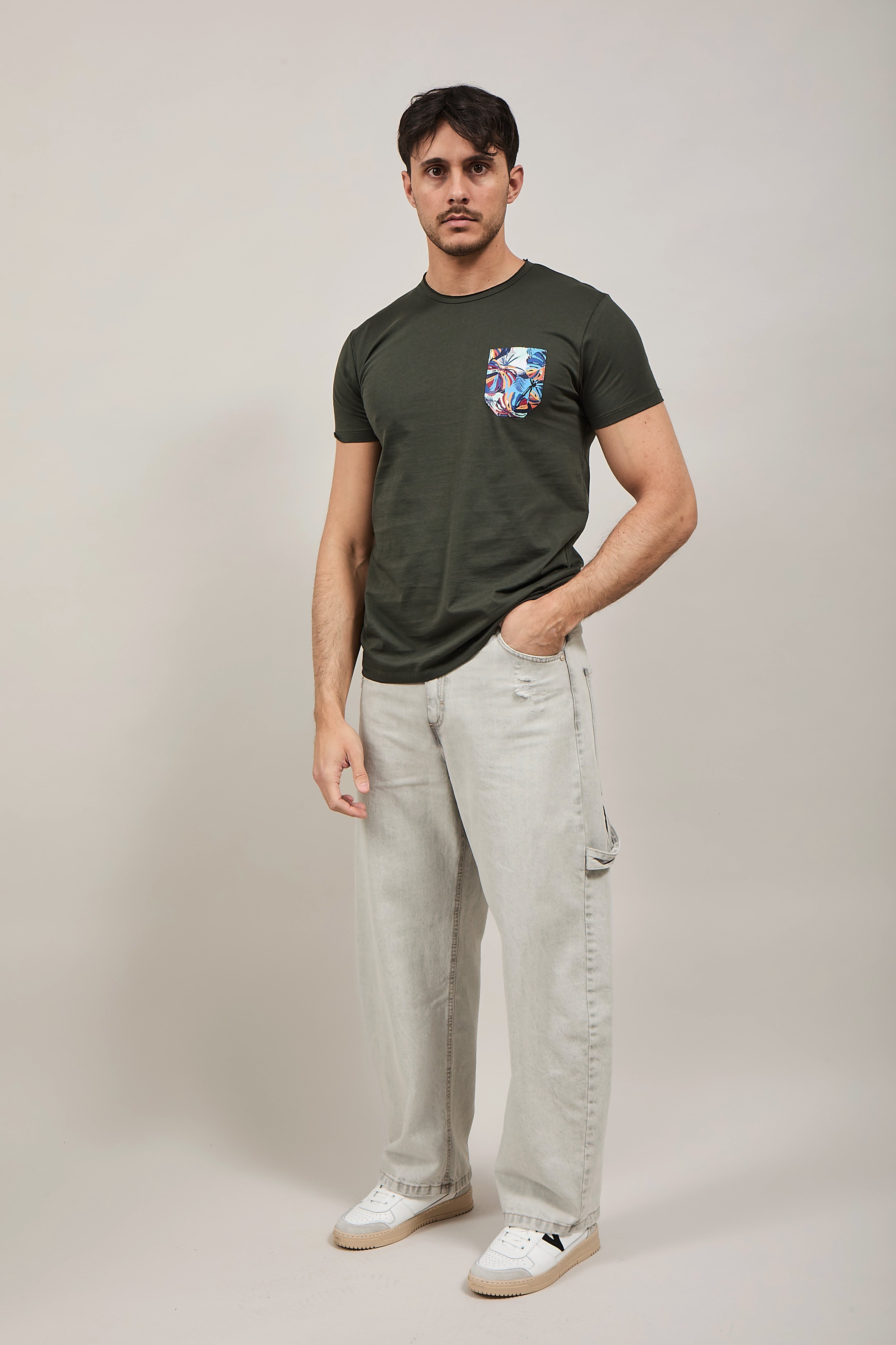 T-shirt V2 Taschino Militare V7