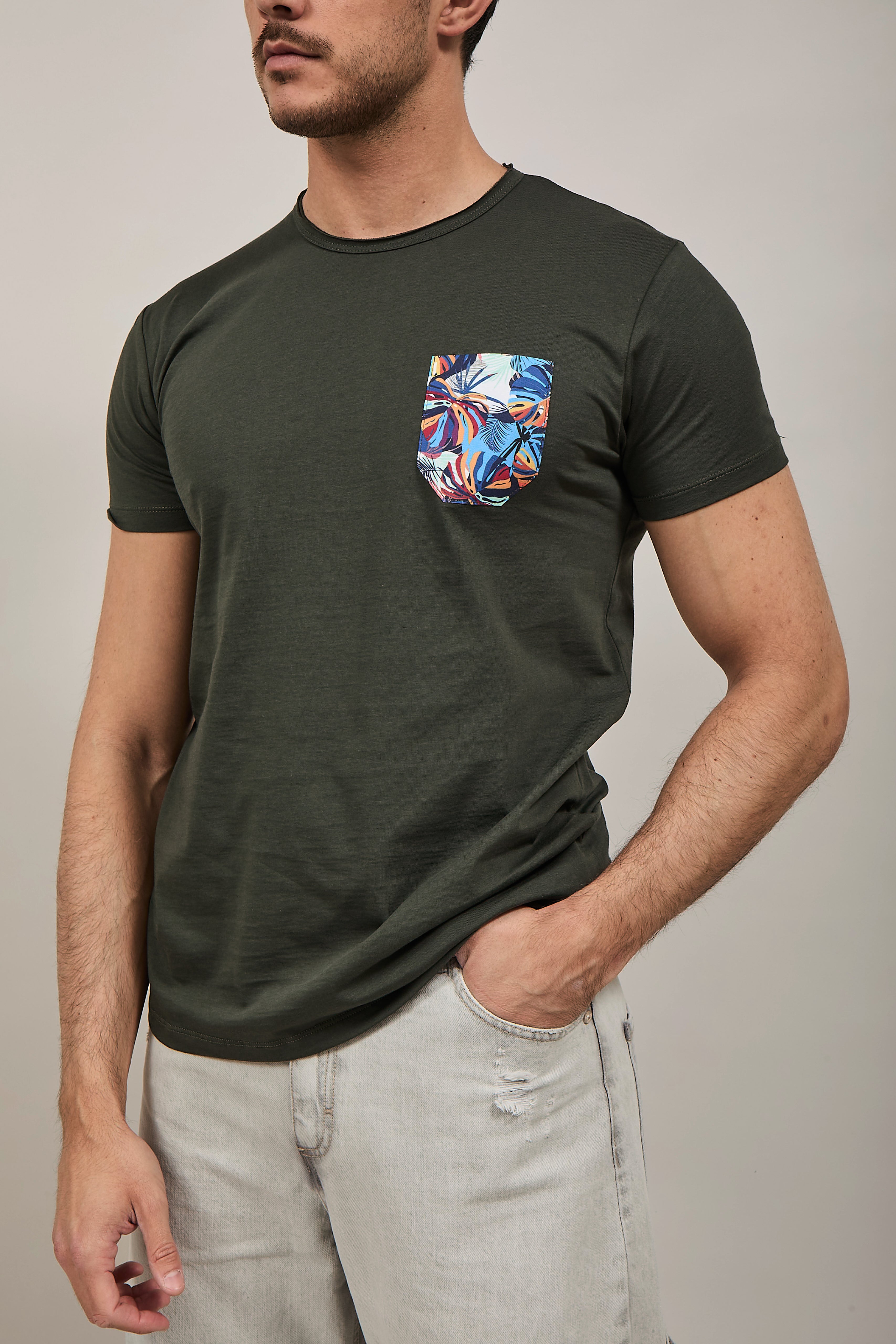 T-shirt V2 Taschino Militare V7