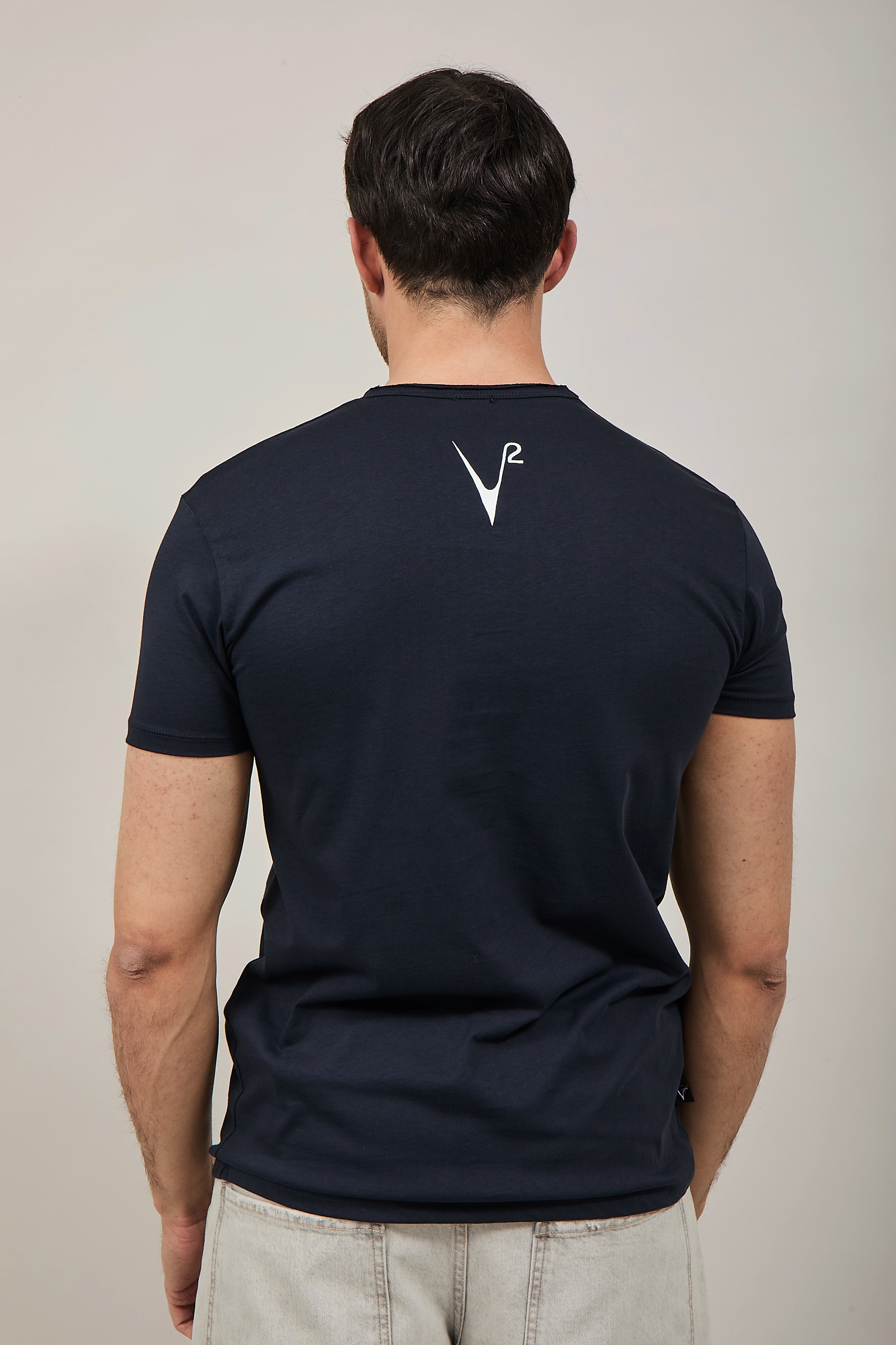 T-shirt V2 Taschino Blu BL7