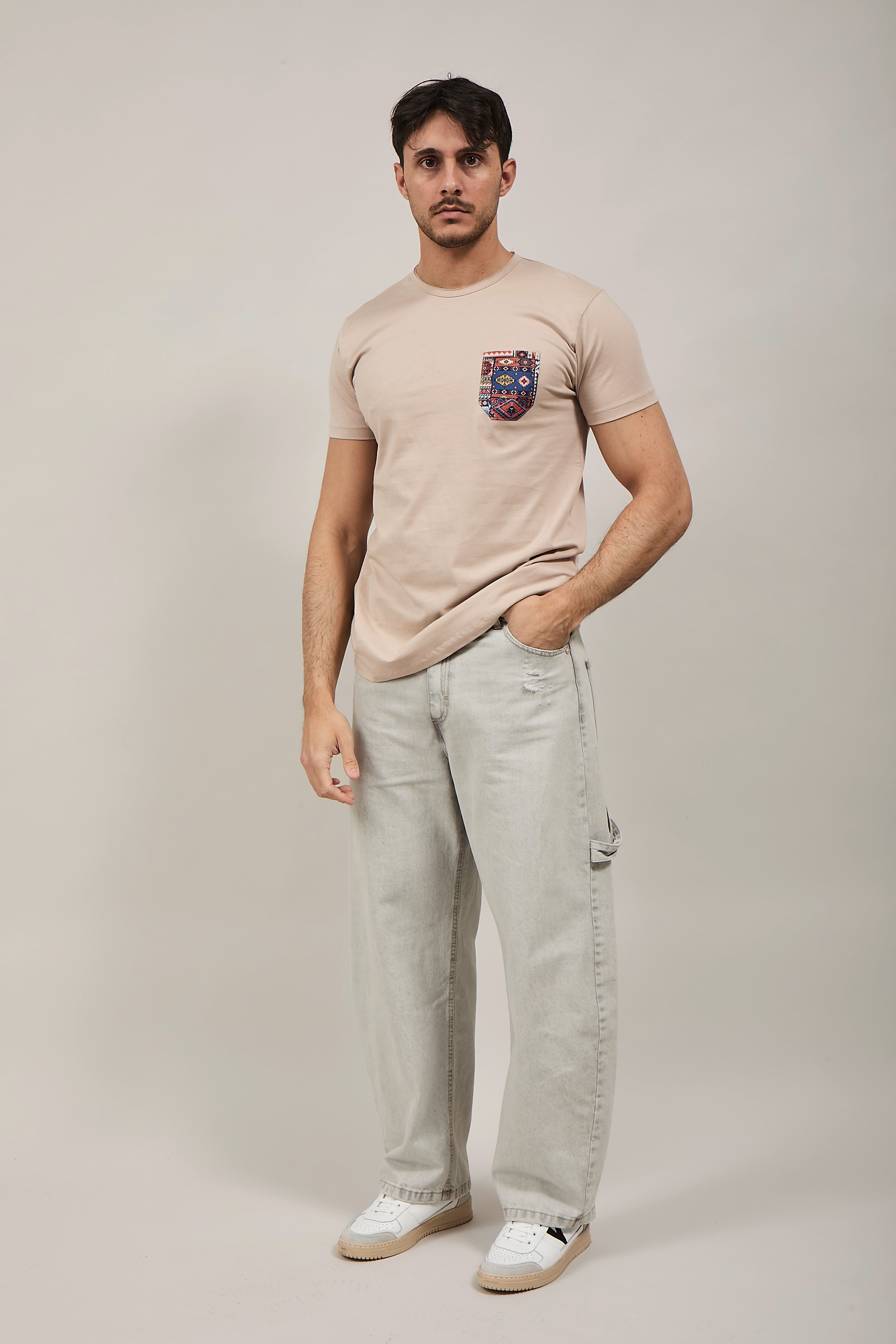 T-shirt V2 Taschino Beige BE8