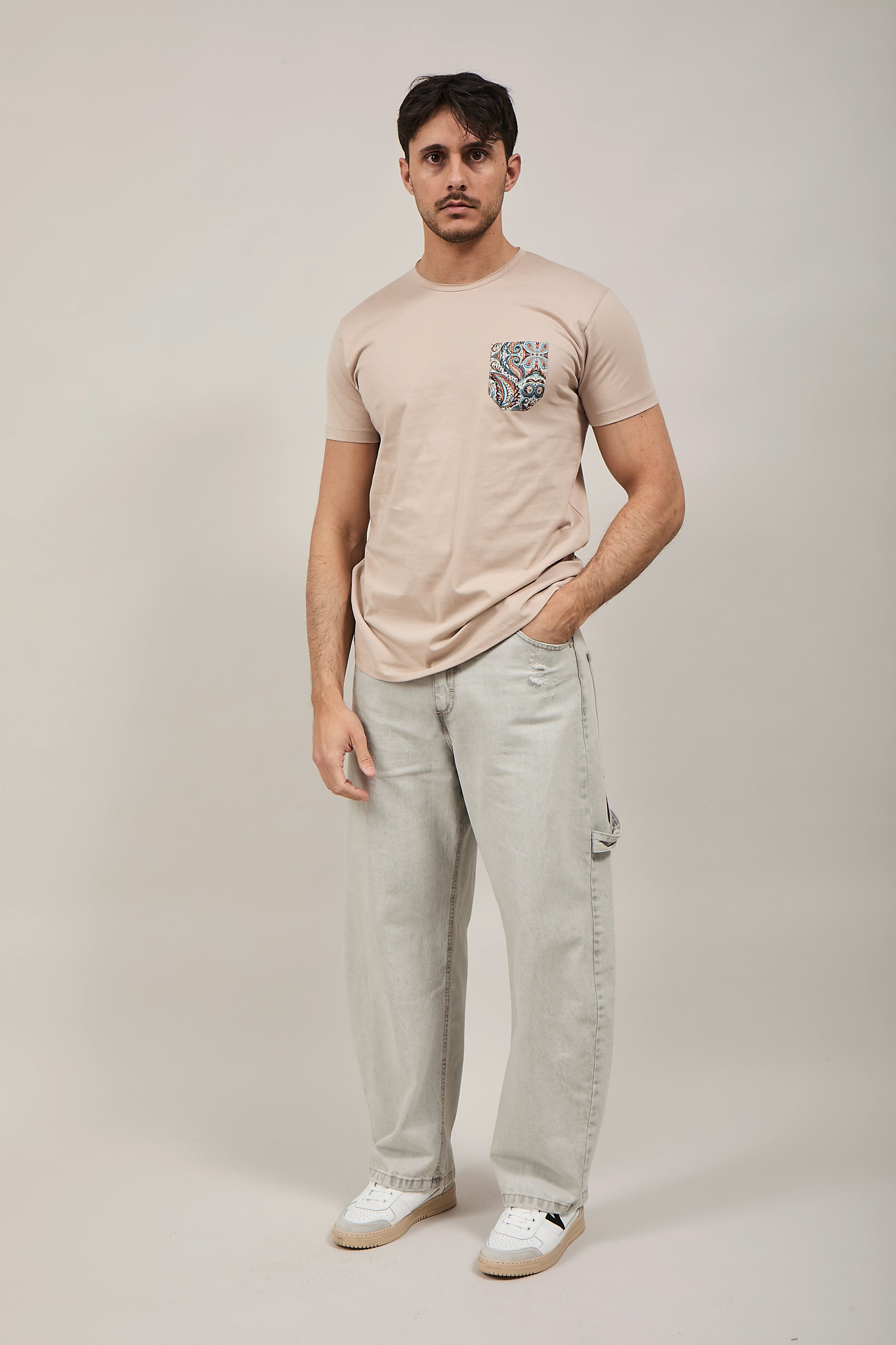 T-shirt V2 Taschino Beige BE5