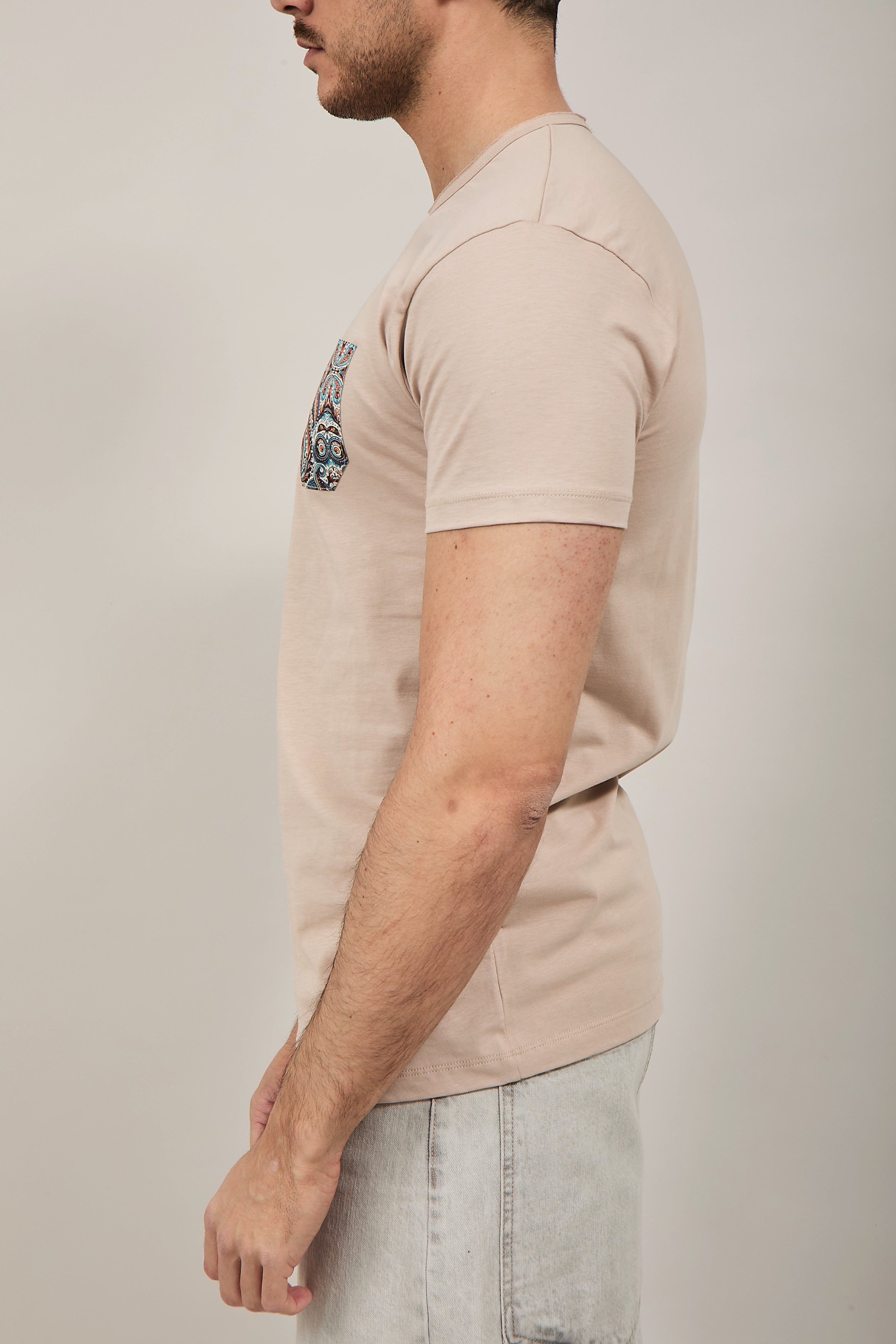 T-shirt V2 Taschino Beige BE5