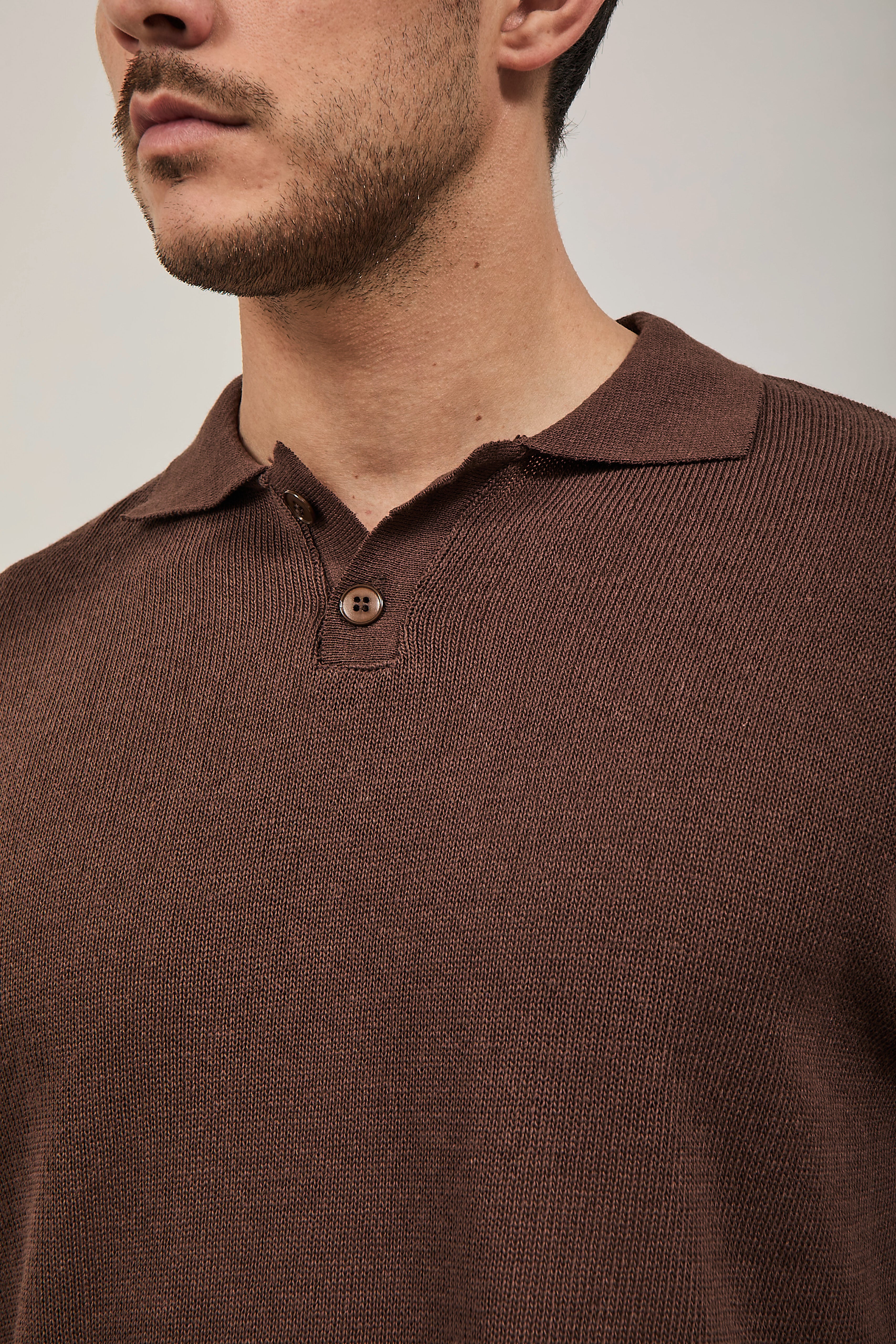 Polo NJB crop  Marrone 16