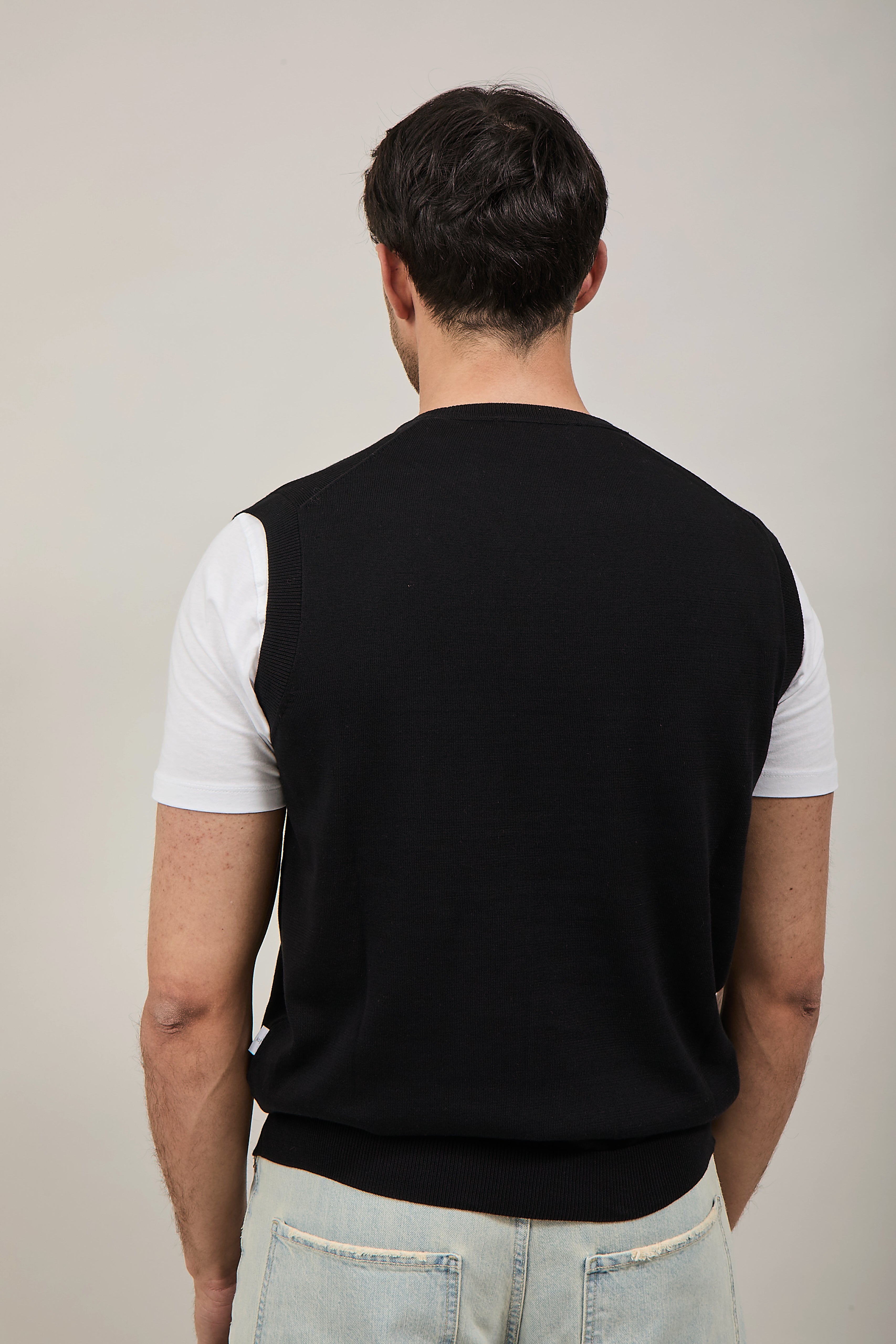 Gilet hamaki-ho Scollo V Nero 3207