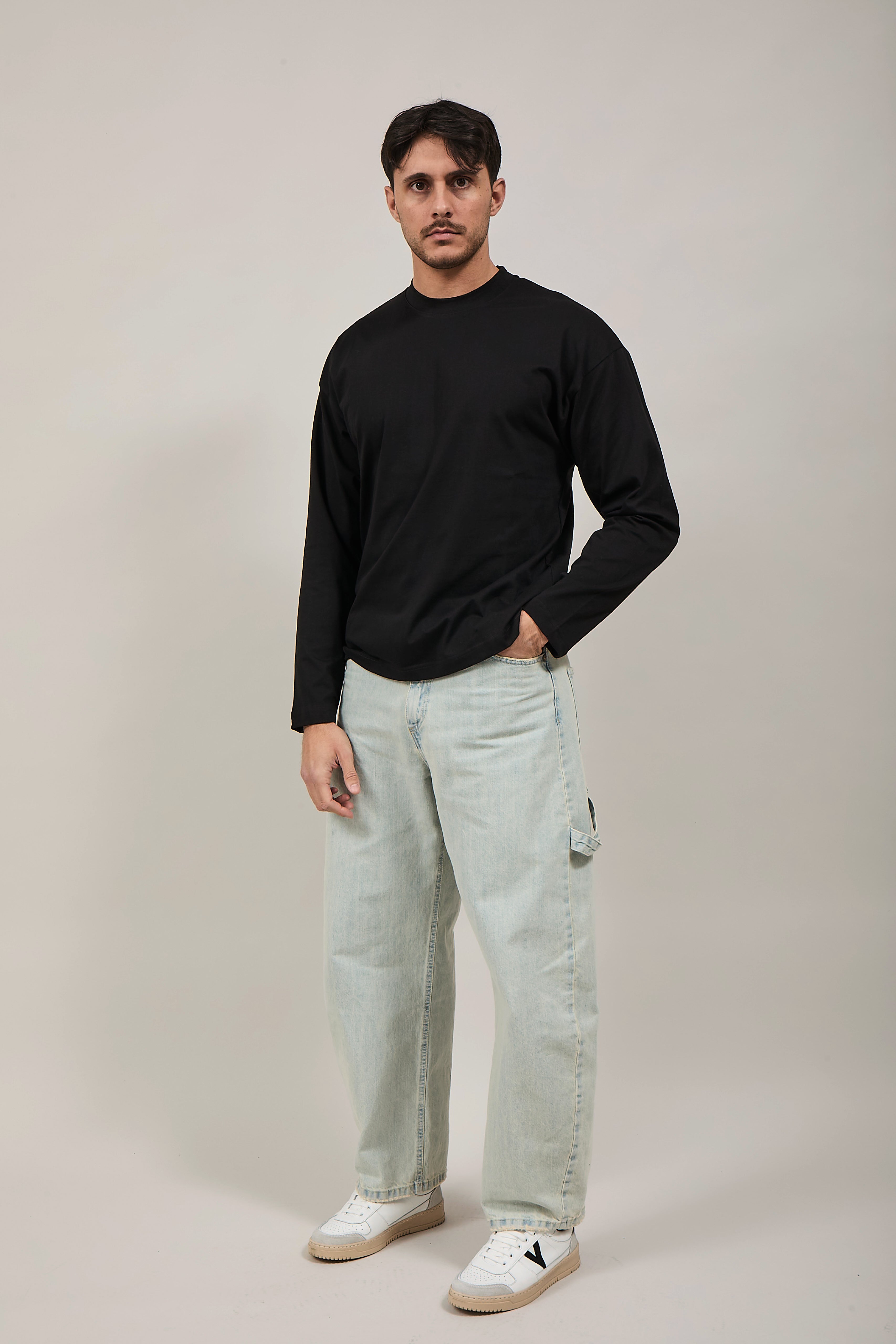 T-shirt Why Not Brand Sleeve Nera