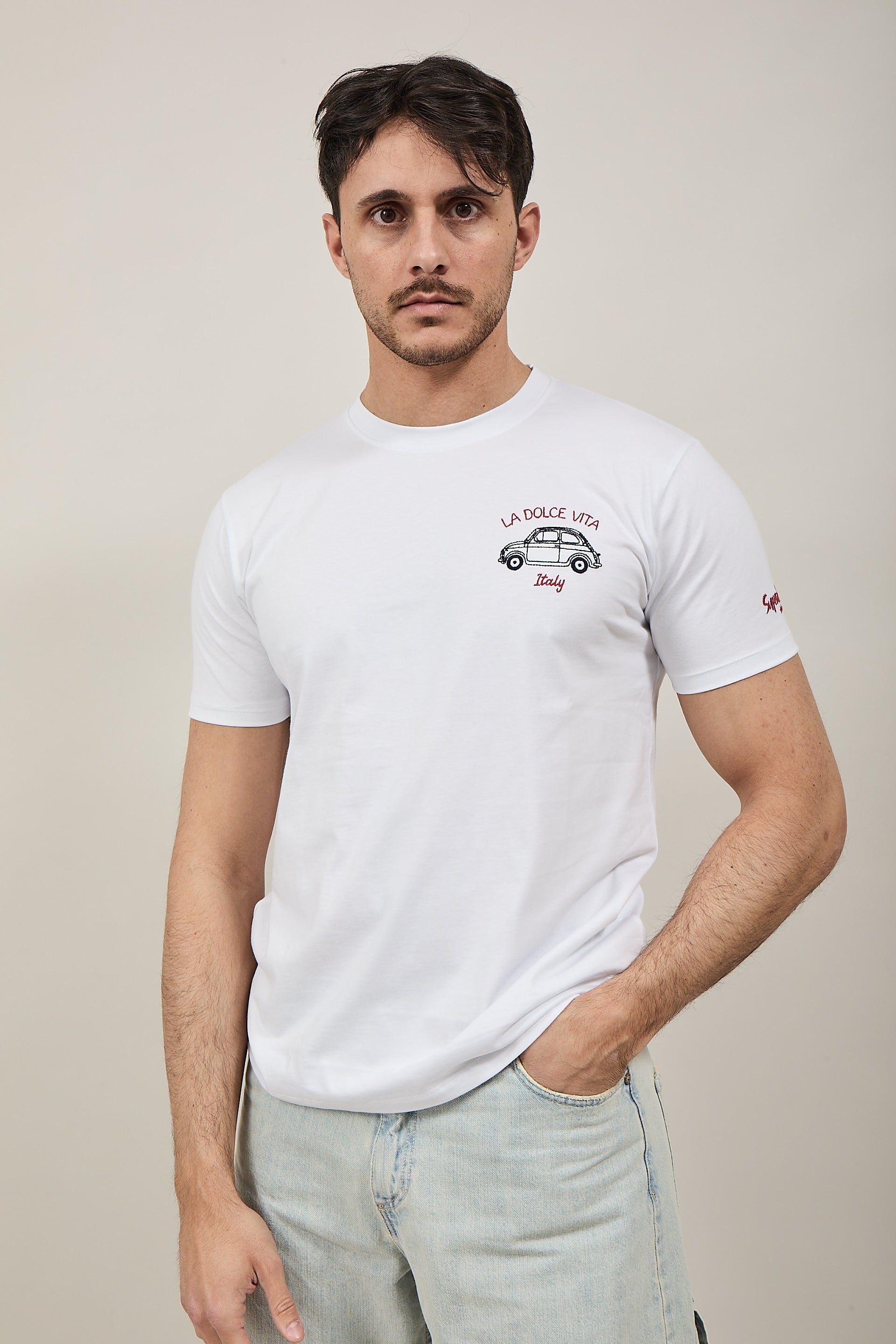 T-shirt Superculture Bianca A1877