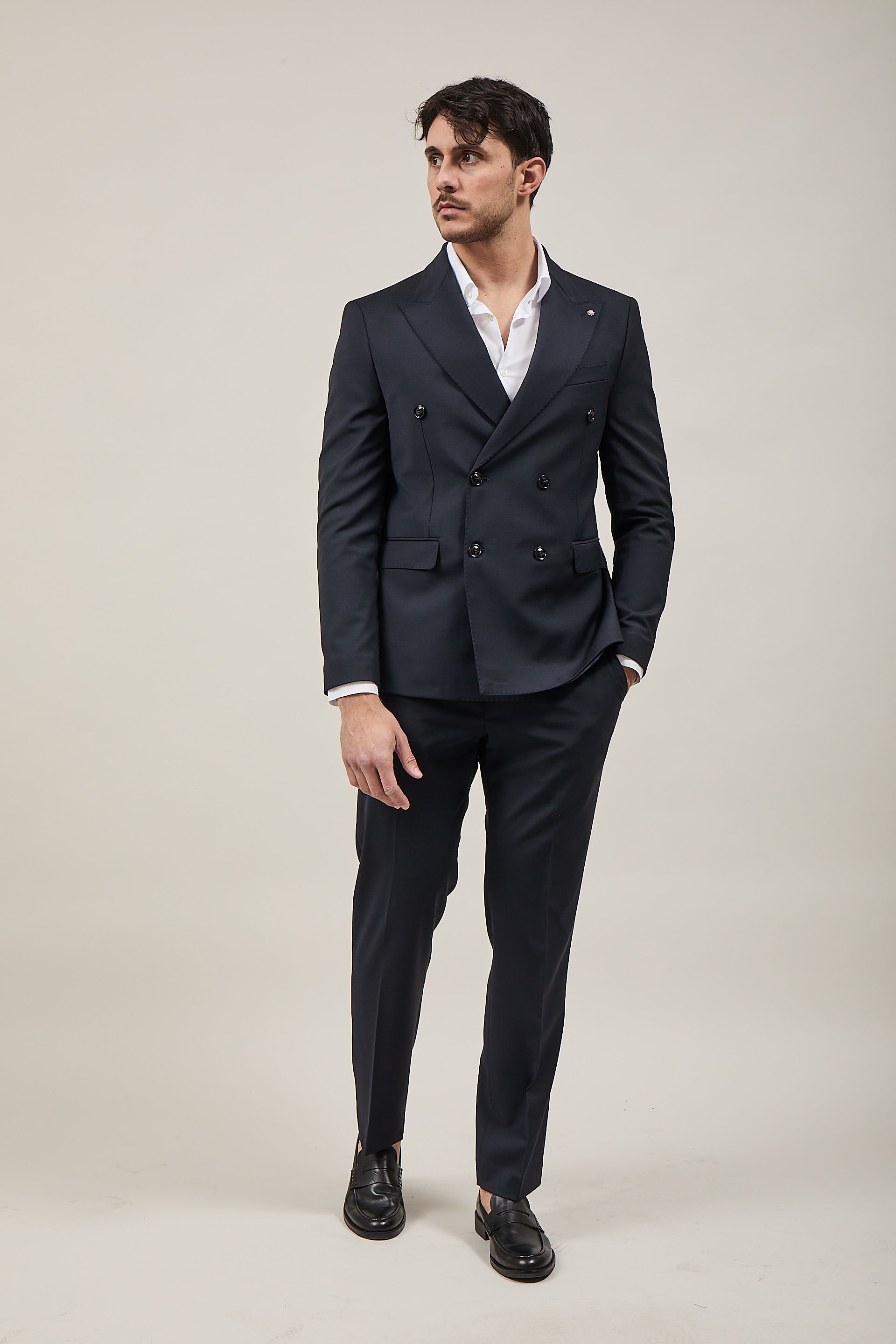 Abito Bharnaba Adige Doppiopetto Blu