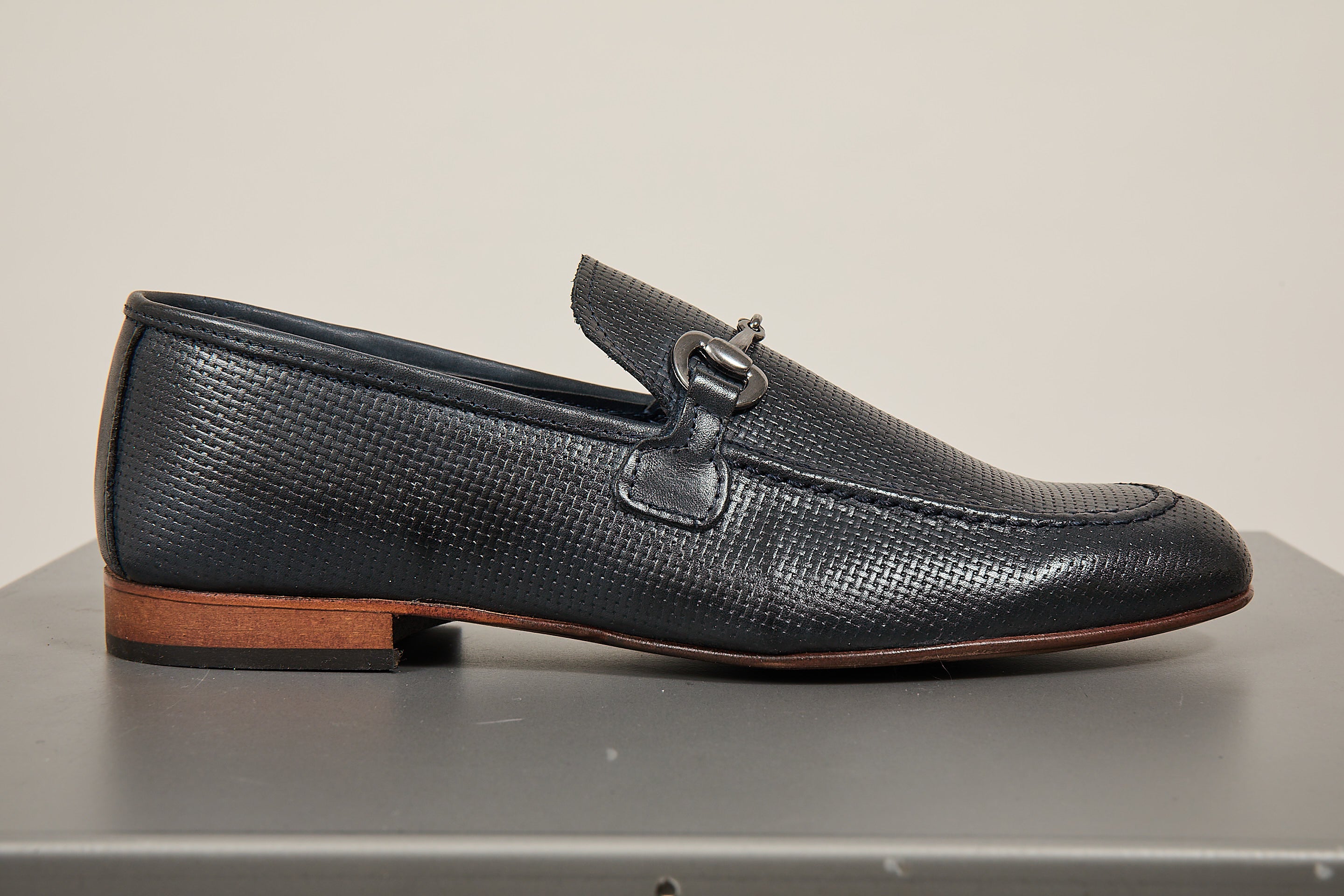 Mocassino Over-d Morsetto Blu E08