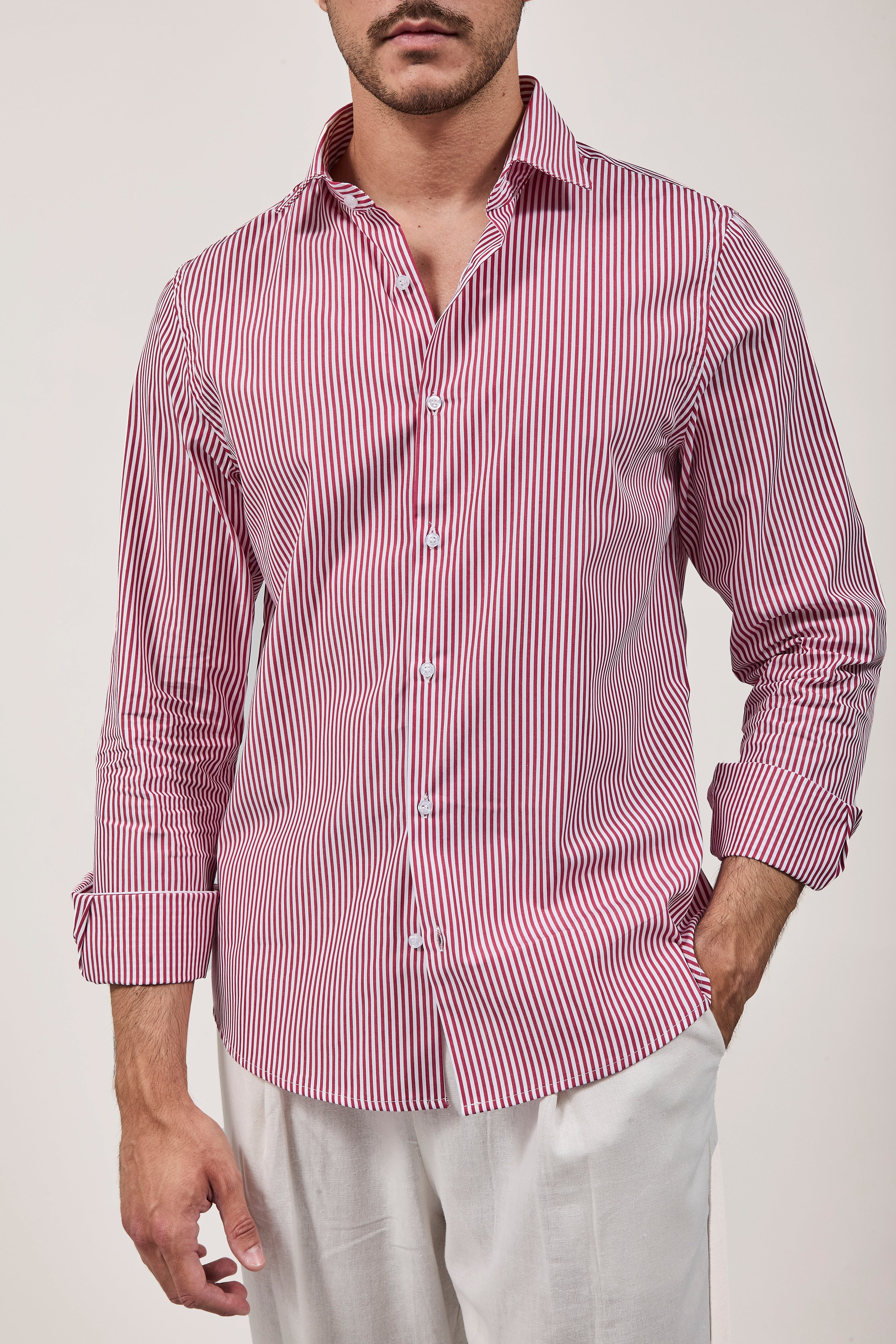 Camicia Why Not Brand Bordeaux CR10