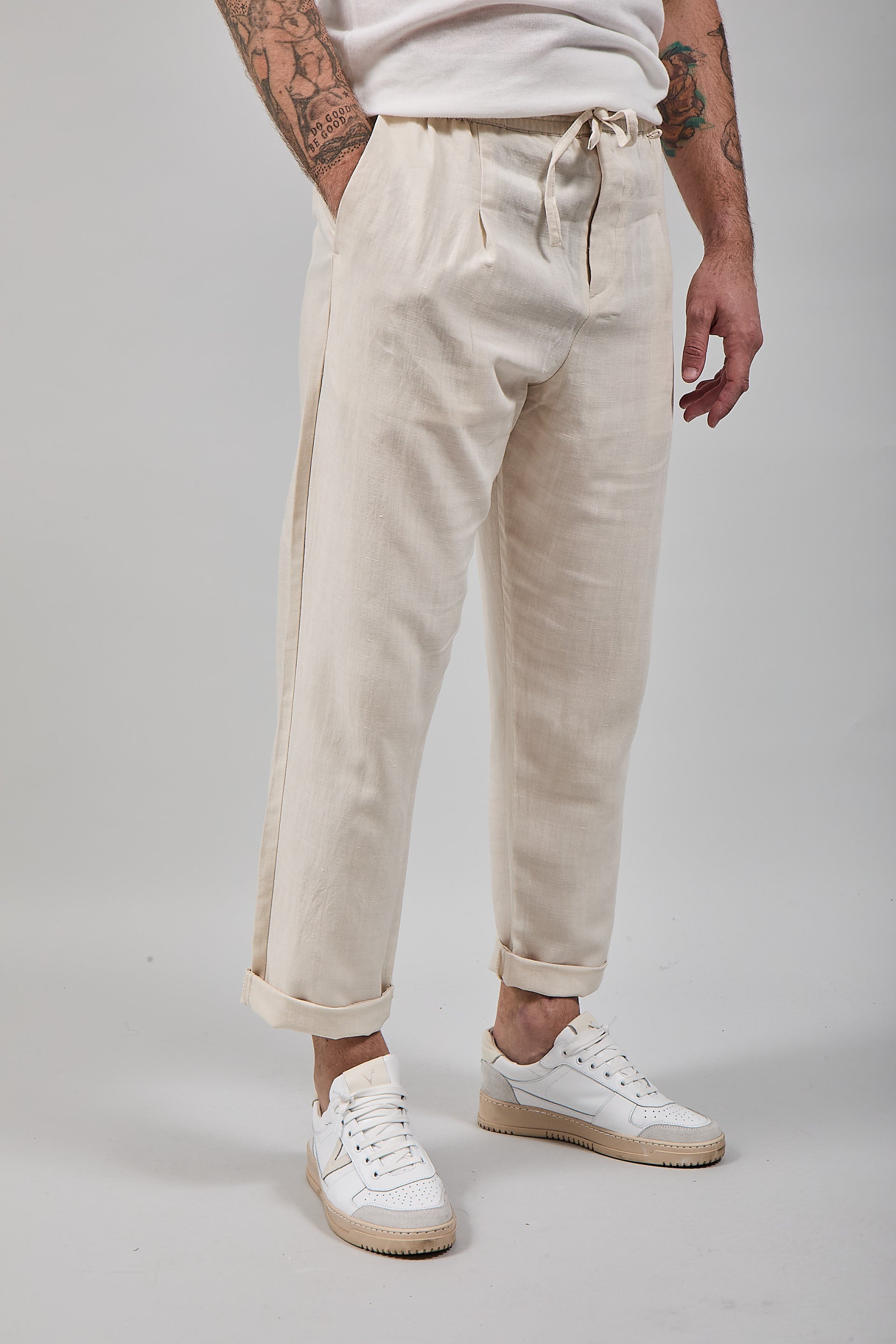 Pantalaccio Lino Berna 1419 Sabbia