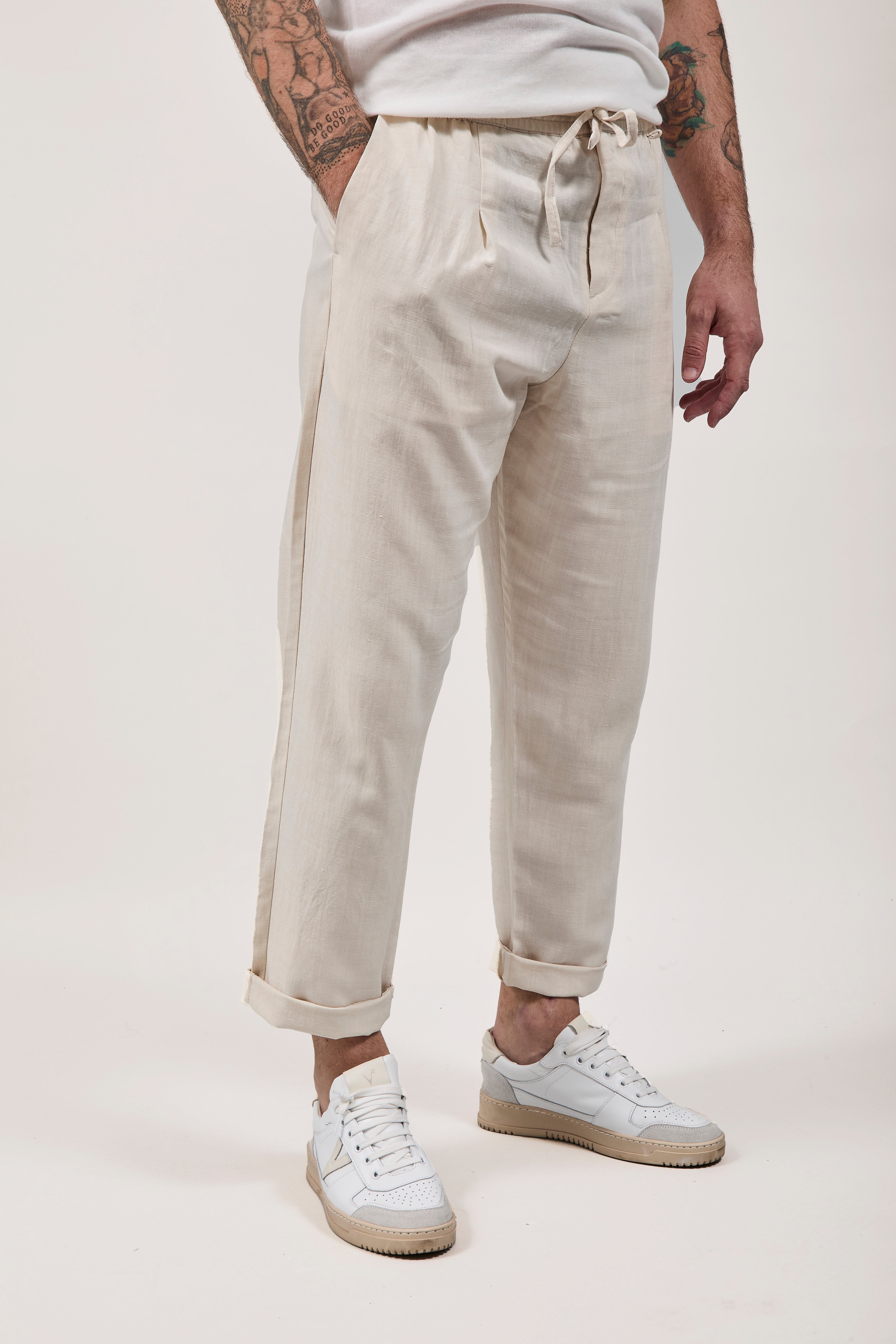 Pantalaccio Lino Berna 1419 Sabbia