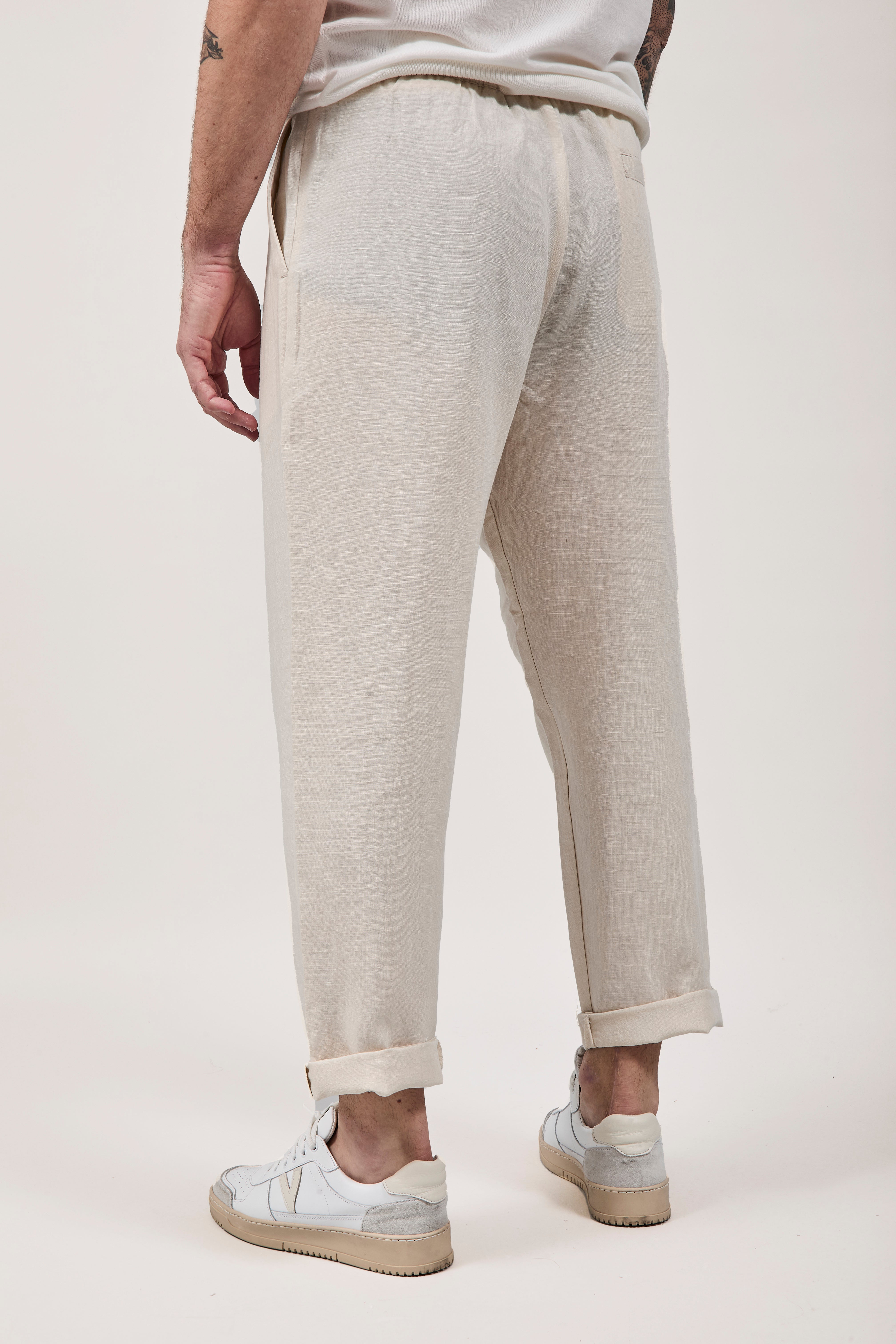 Pantalaccio Lino Berna 1419 Sabbia