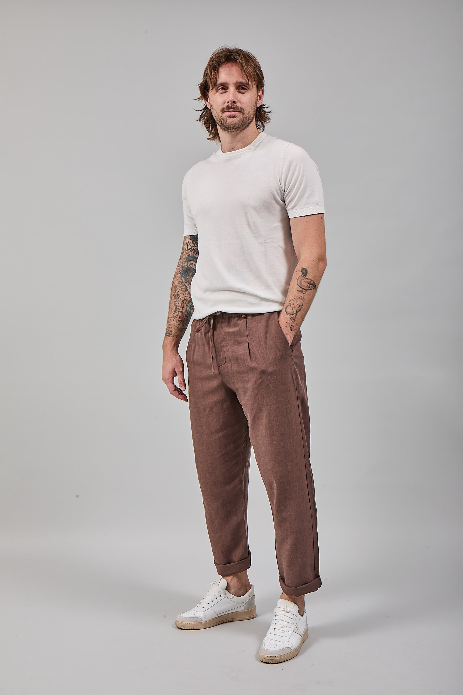 Pantalaccio Lino Berna 1419 Moro
