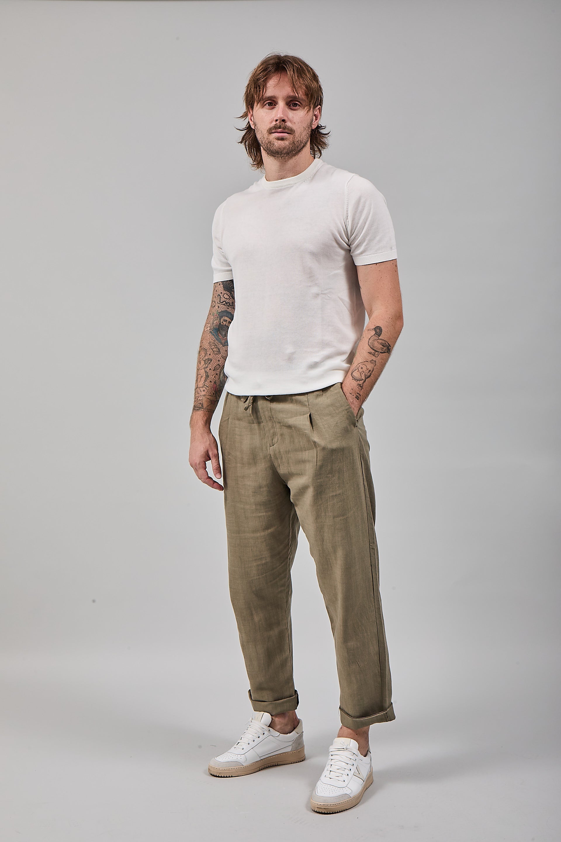 Pantalaccio Lino Berna 1419 Militare