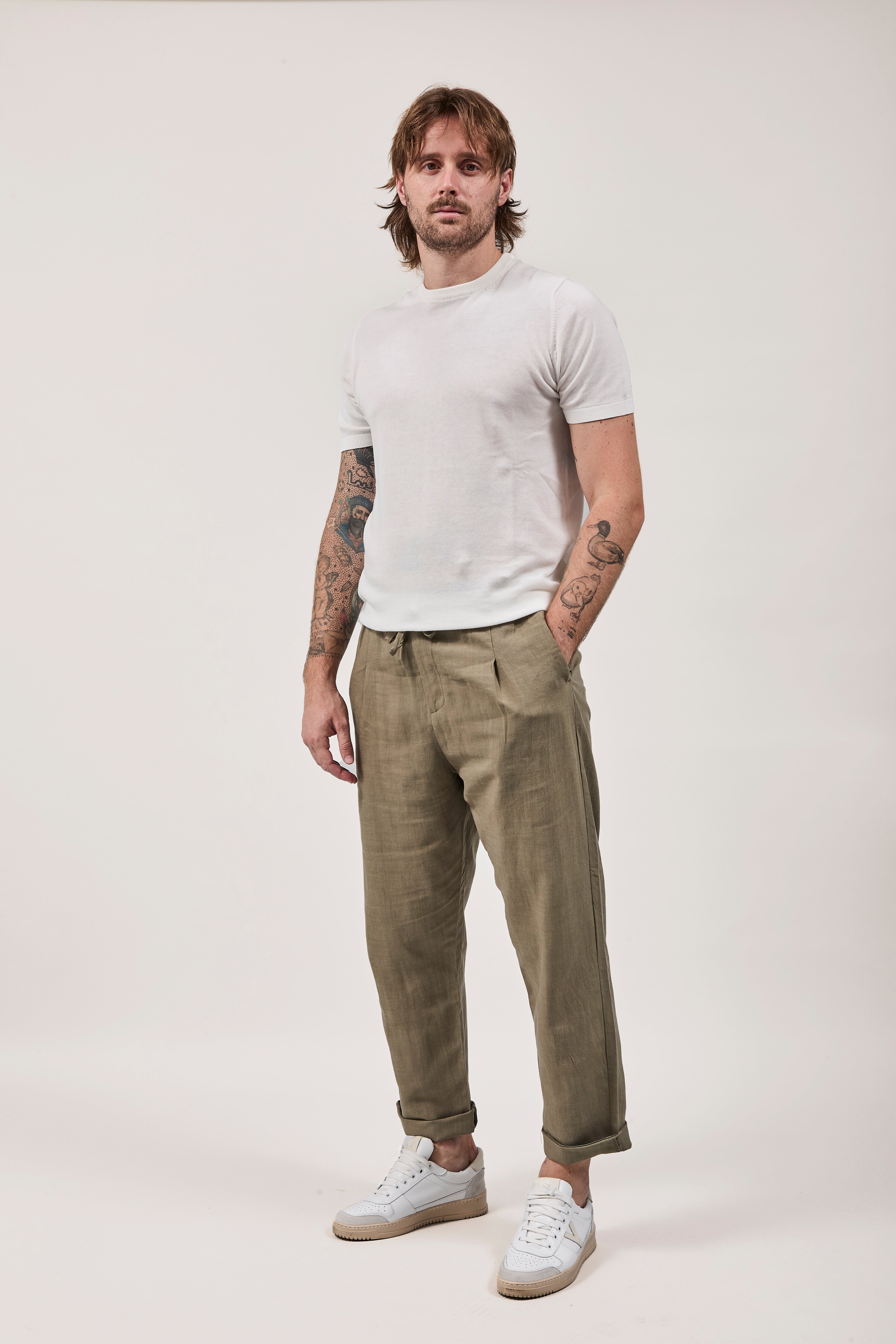 Pantalaccio Lino Berna 1419 Militare