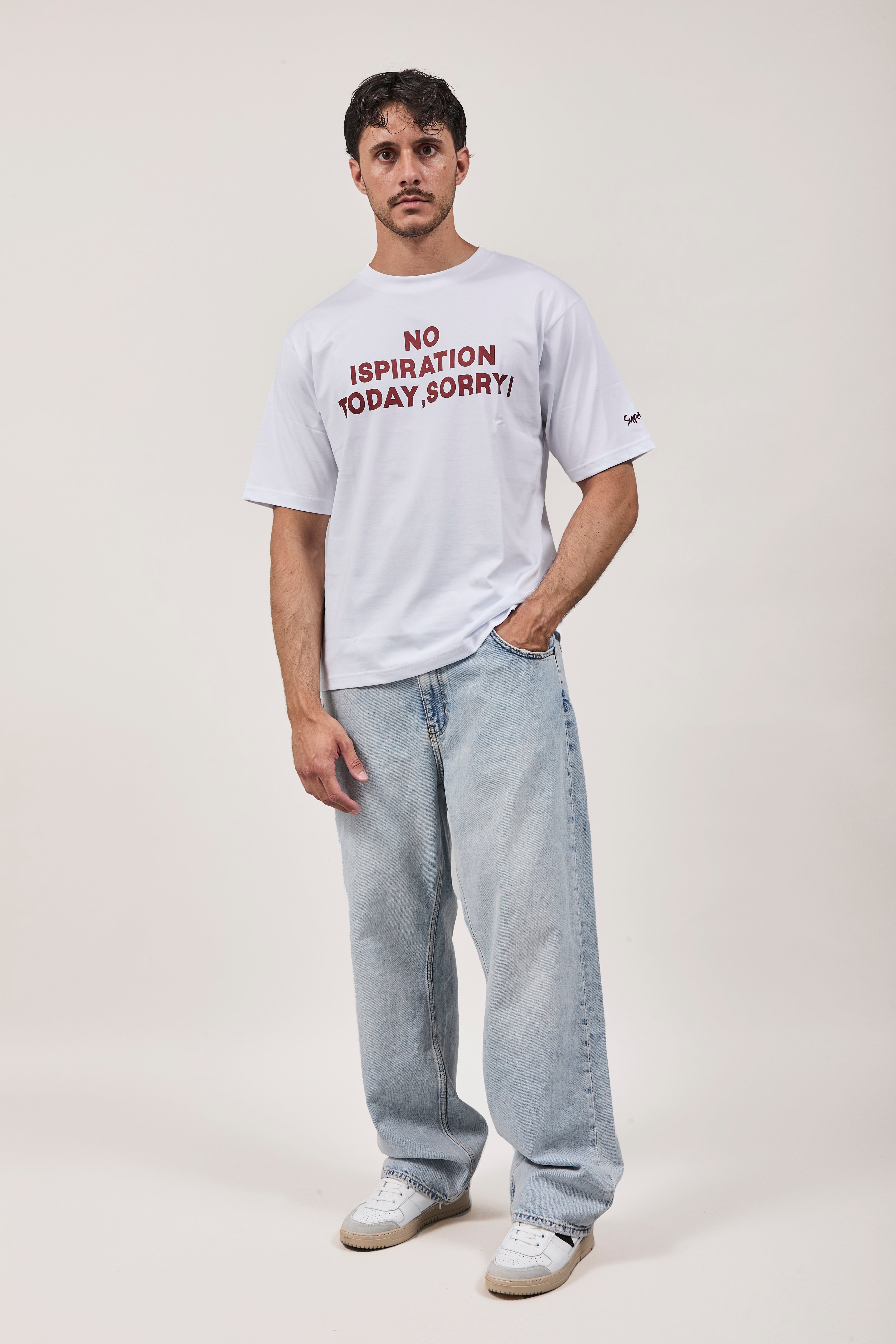 T-shirt Superculture Bianco A1951
