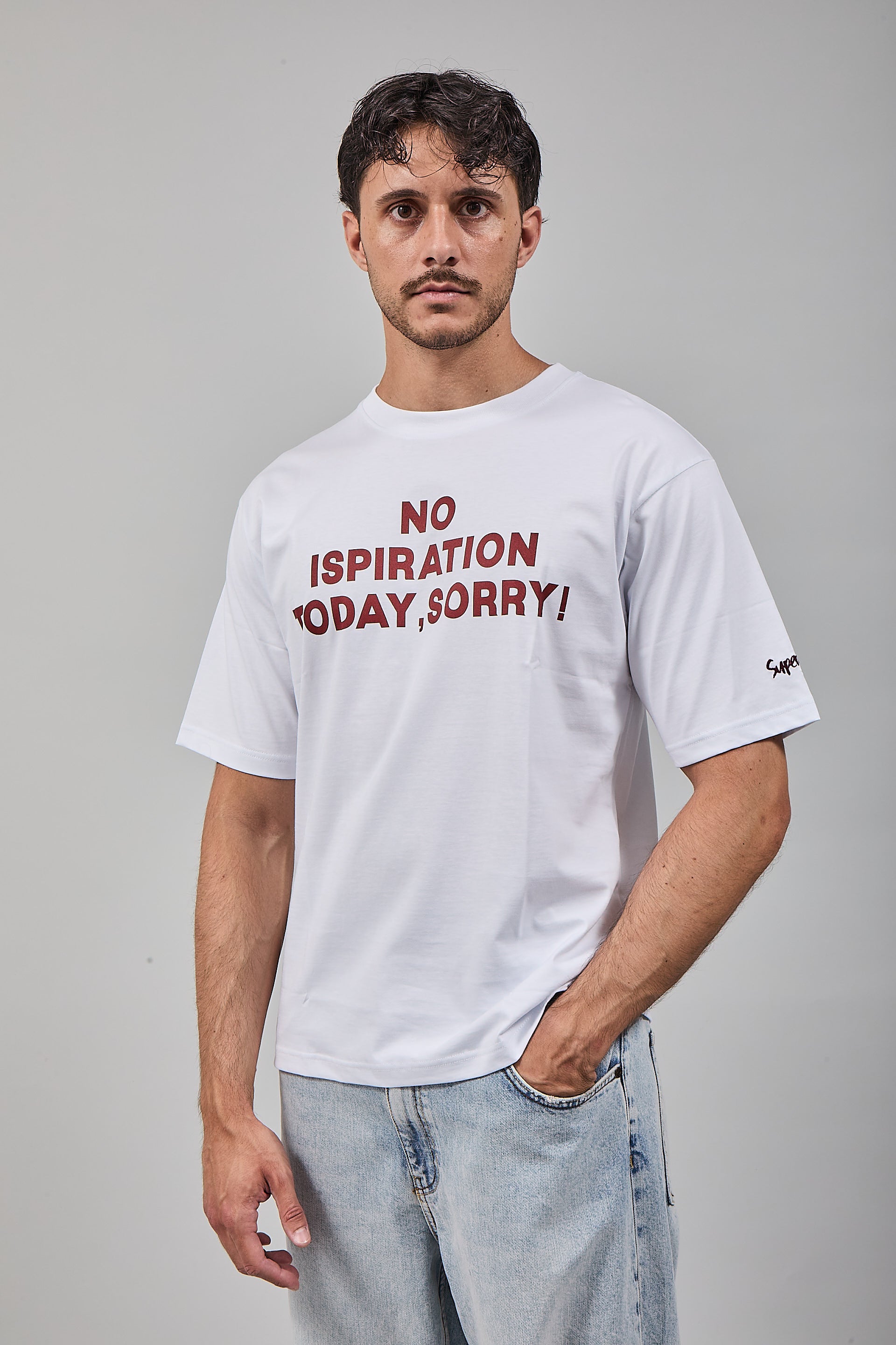 T-shirt Superculture Bianco A1951
