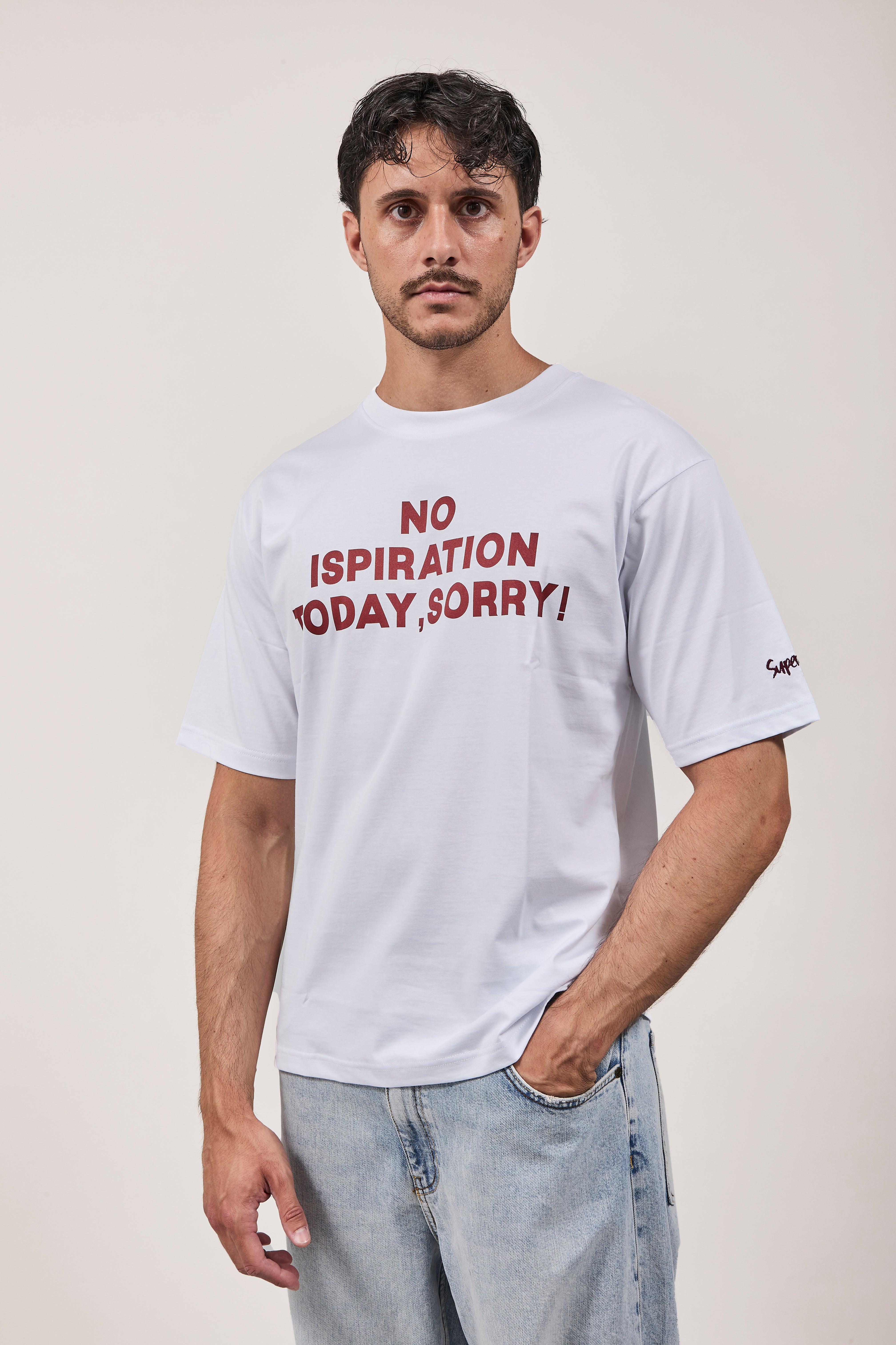 T-shirt Superculture Bianco A1951