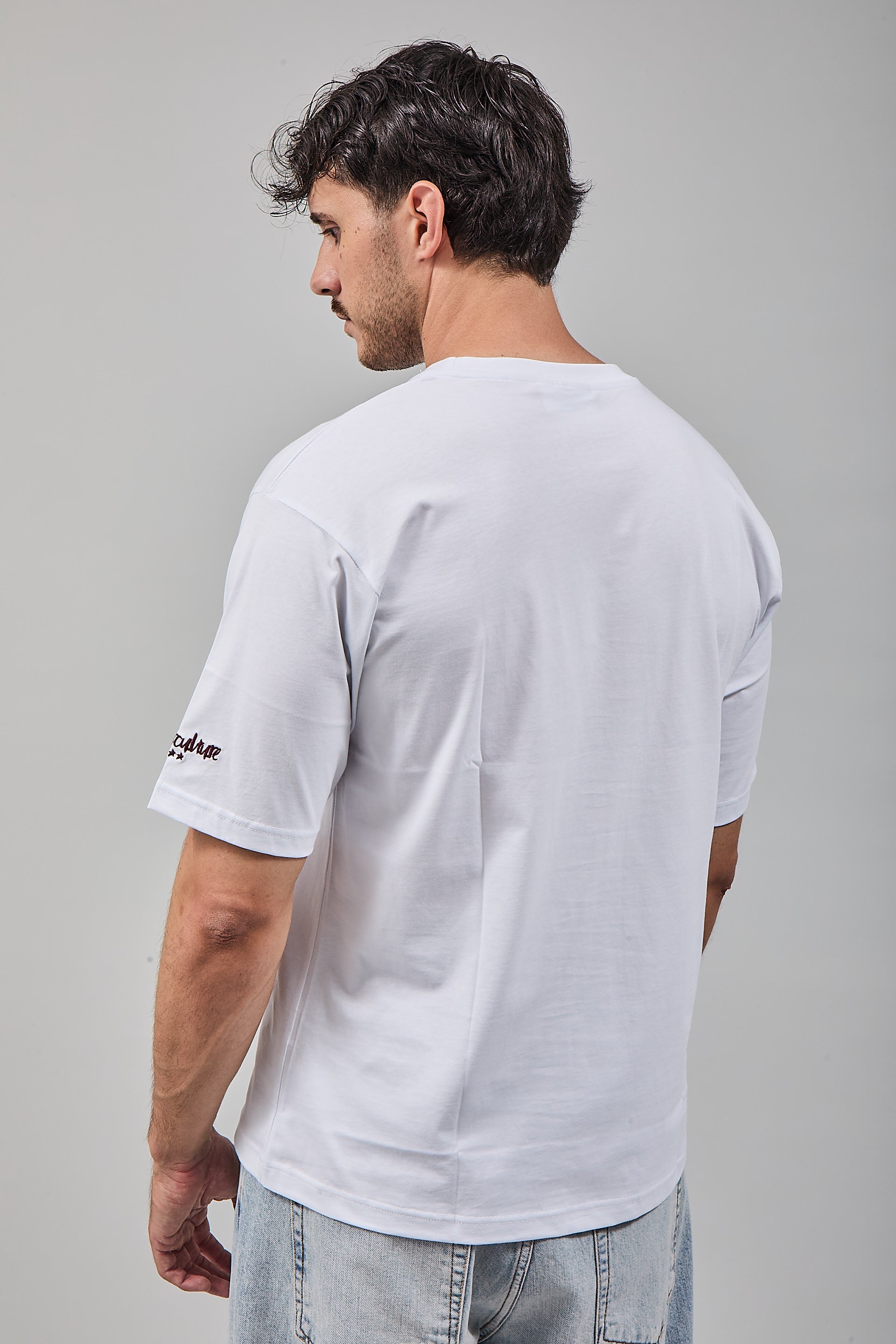 T-shirt Superculture Bianco A1951