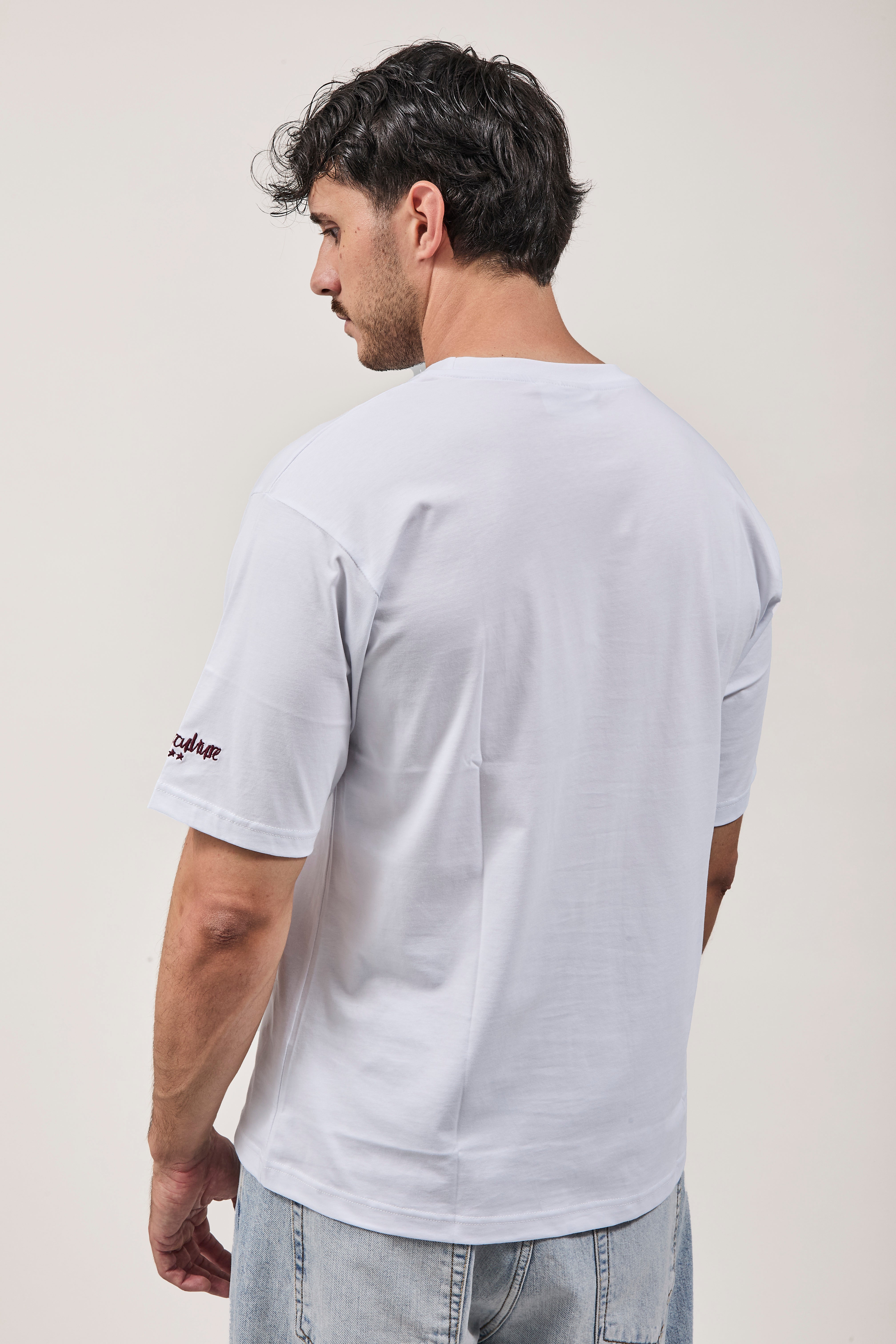 T-shirt Superculture Bianco A1951