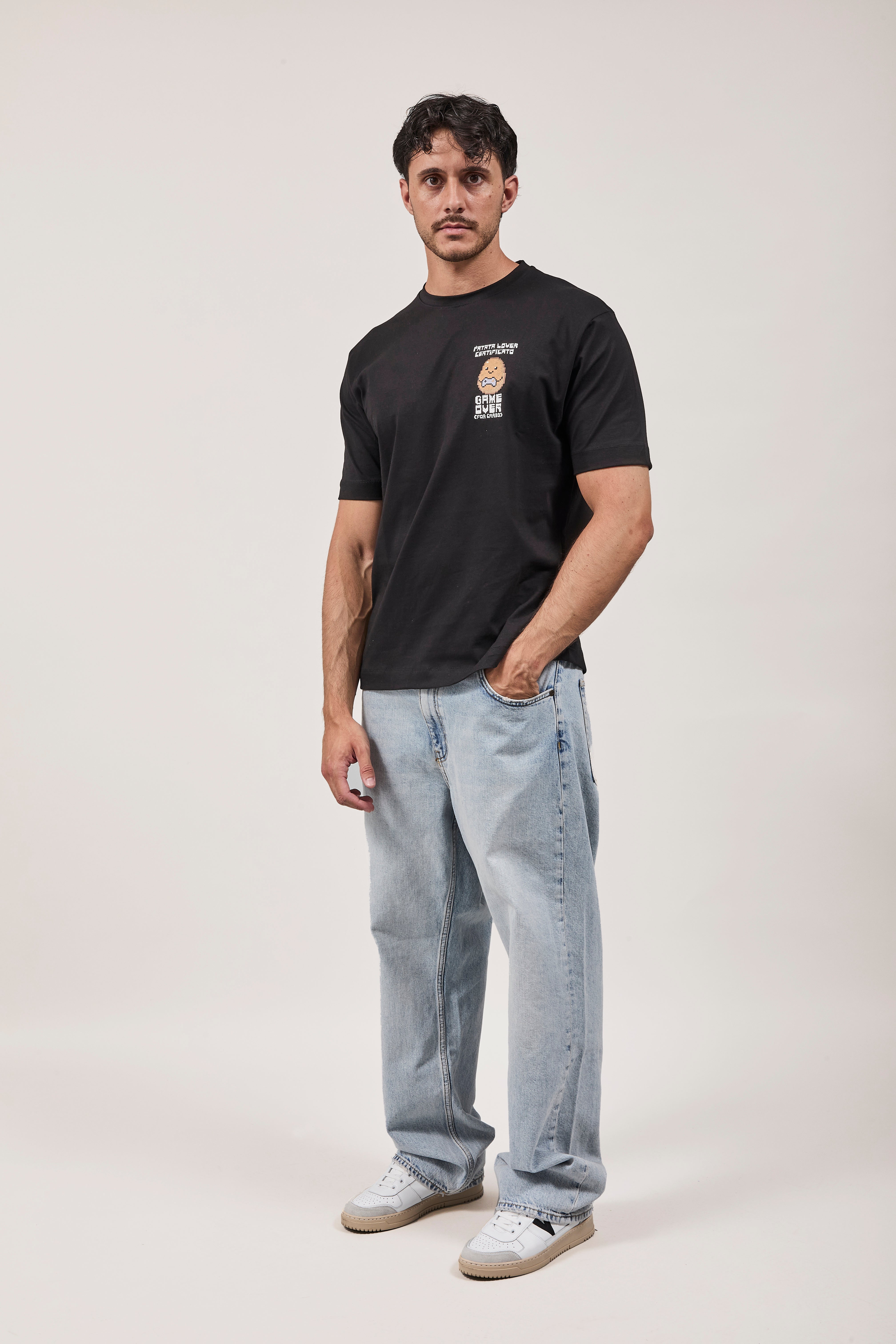 T-shirt Berna Patata Lover Nera