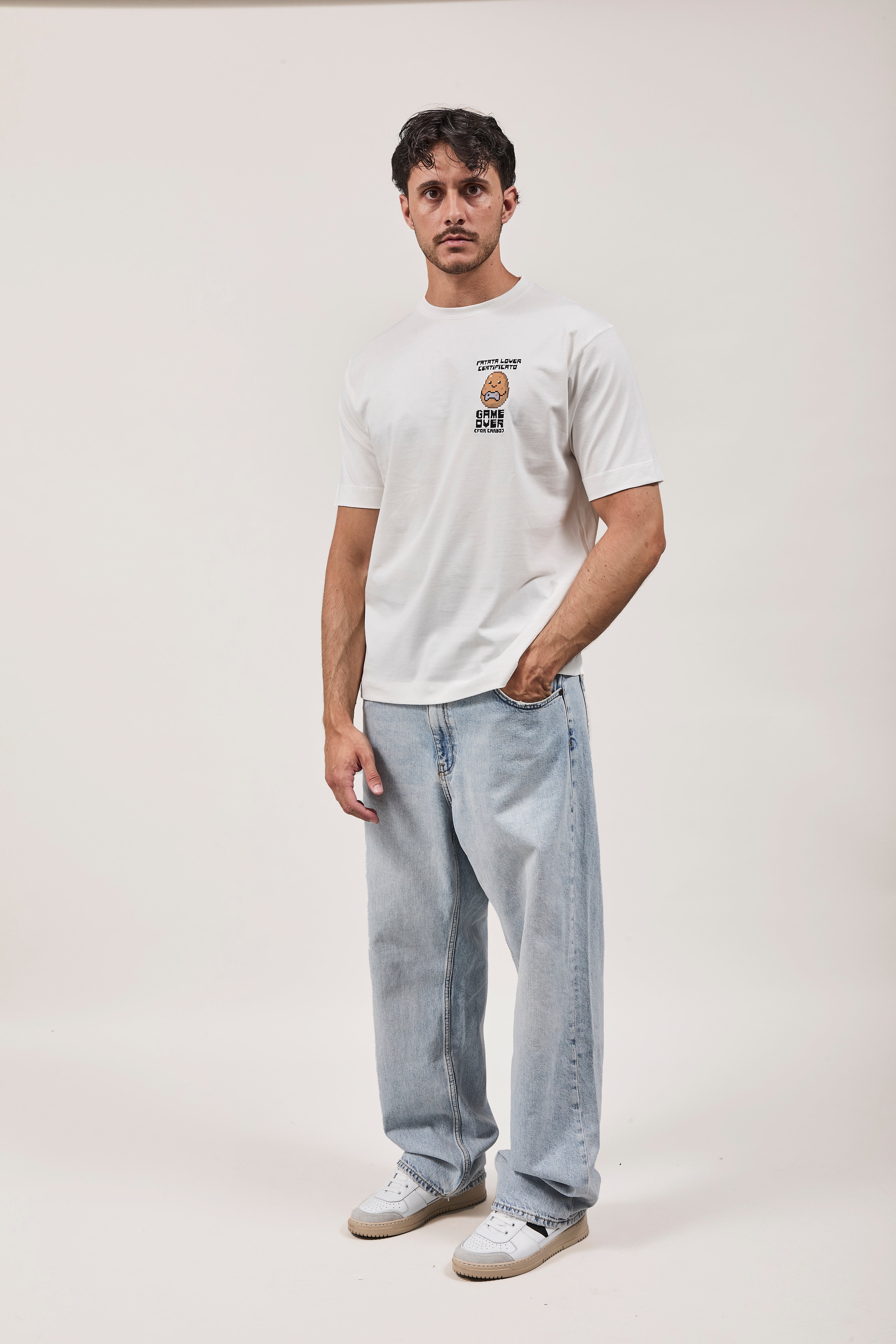 T-shirt Berna Patata Lover Panna