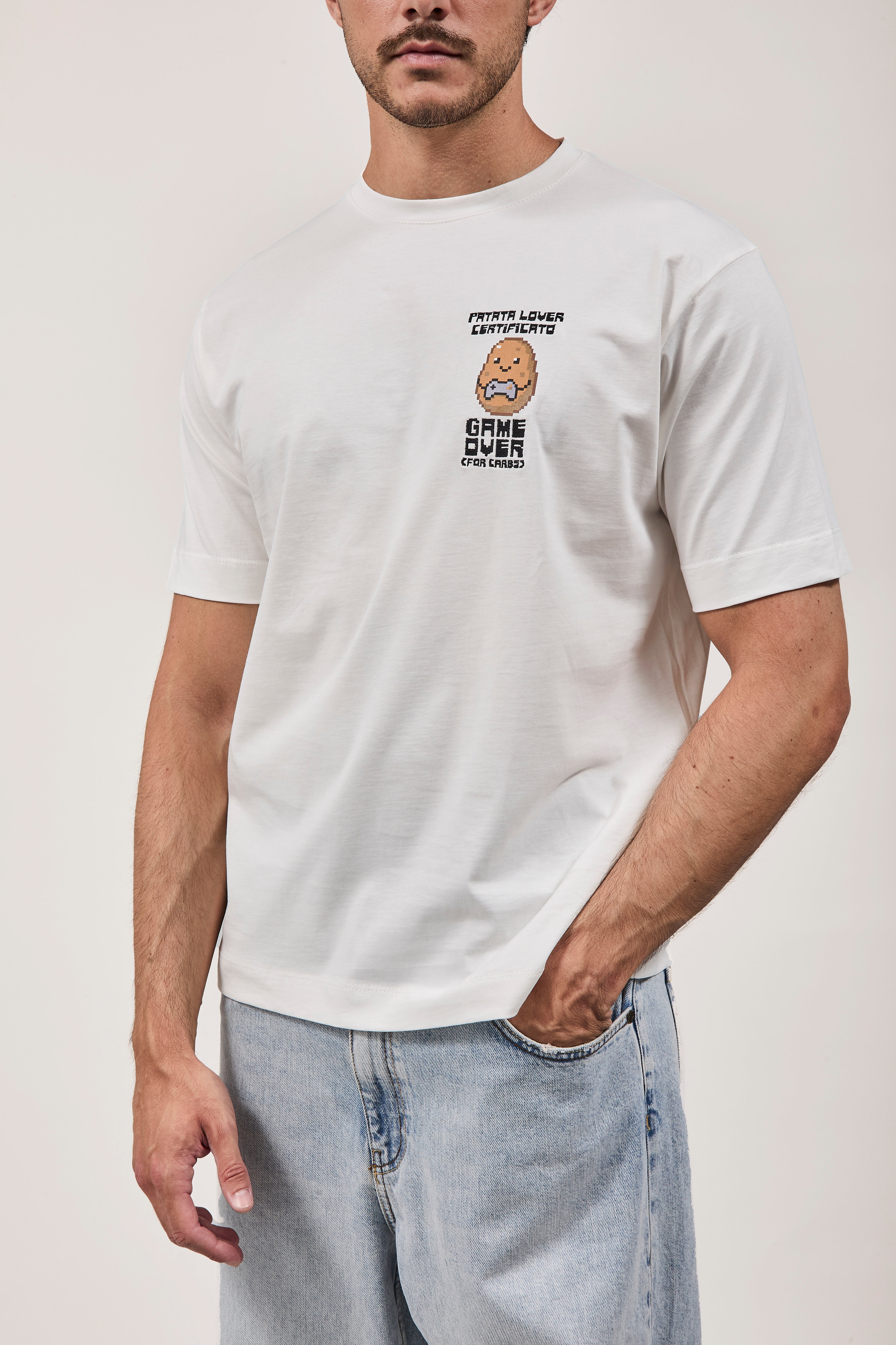 T-shirt Berna Patata Lover Panna