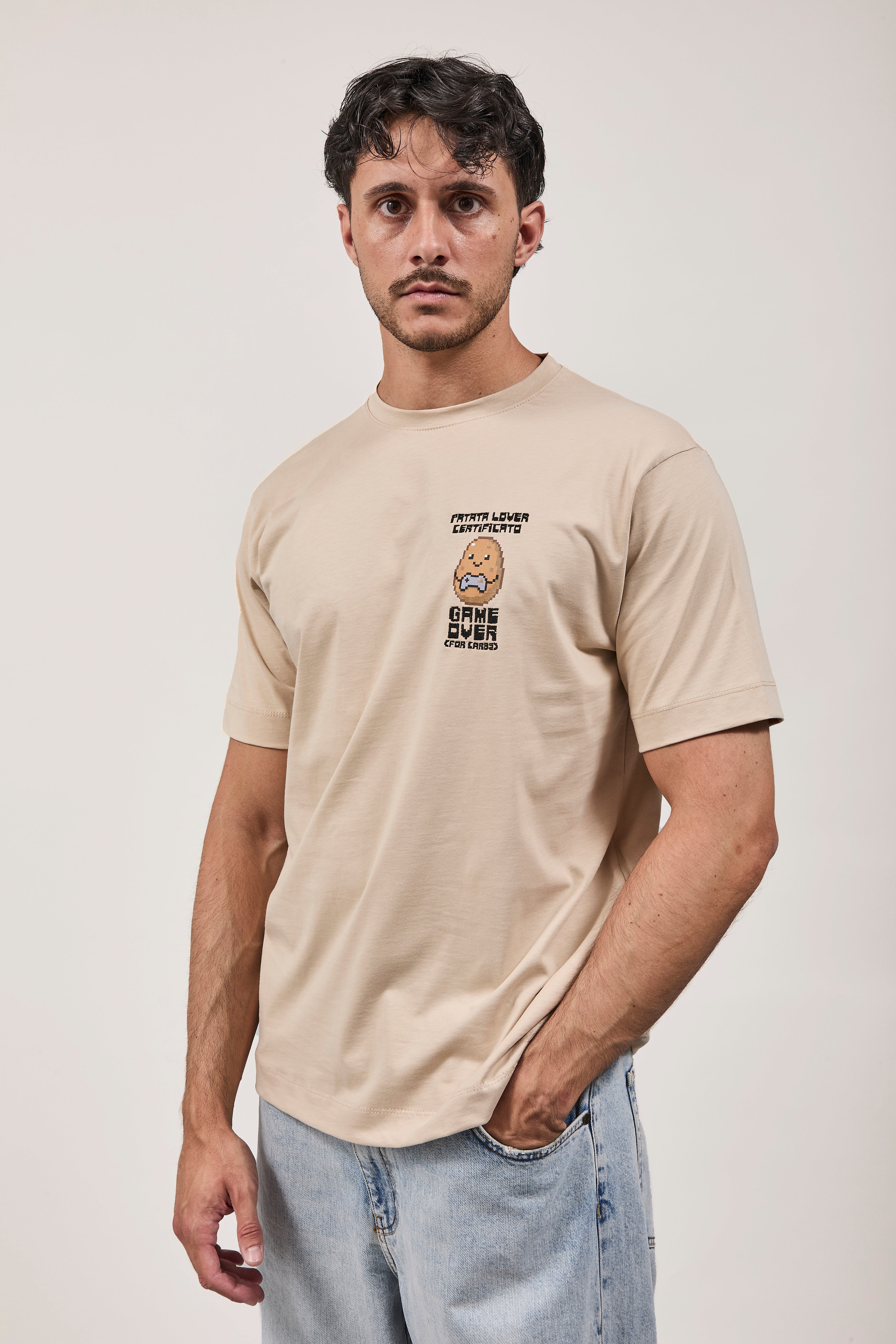 T-shirt Berna Patata Lover Avorio