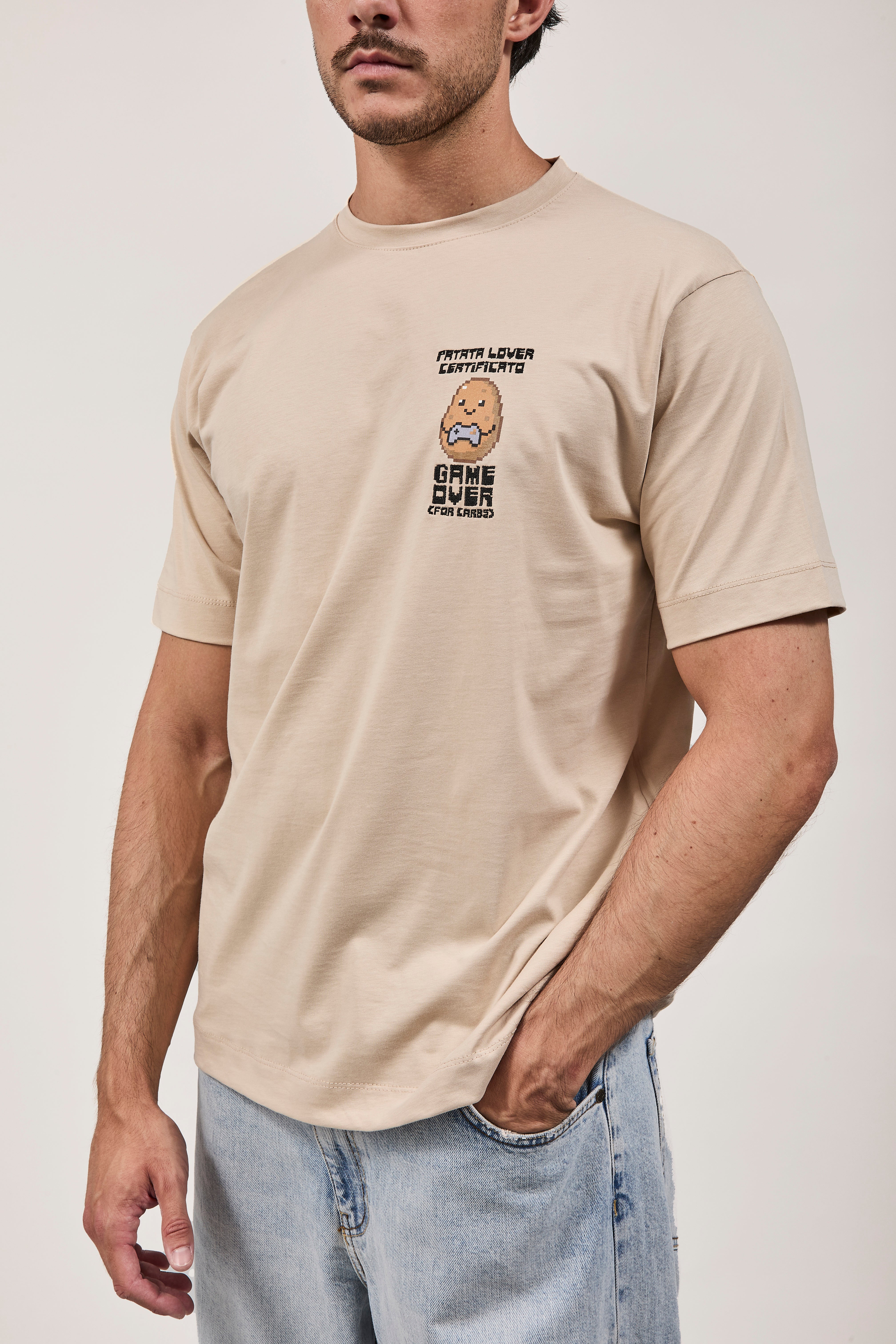 T-shirt Berna Patata Lover Avorio