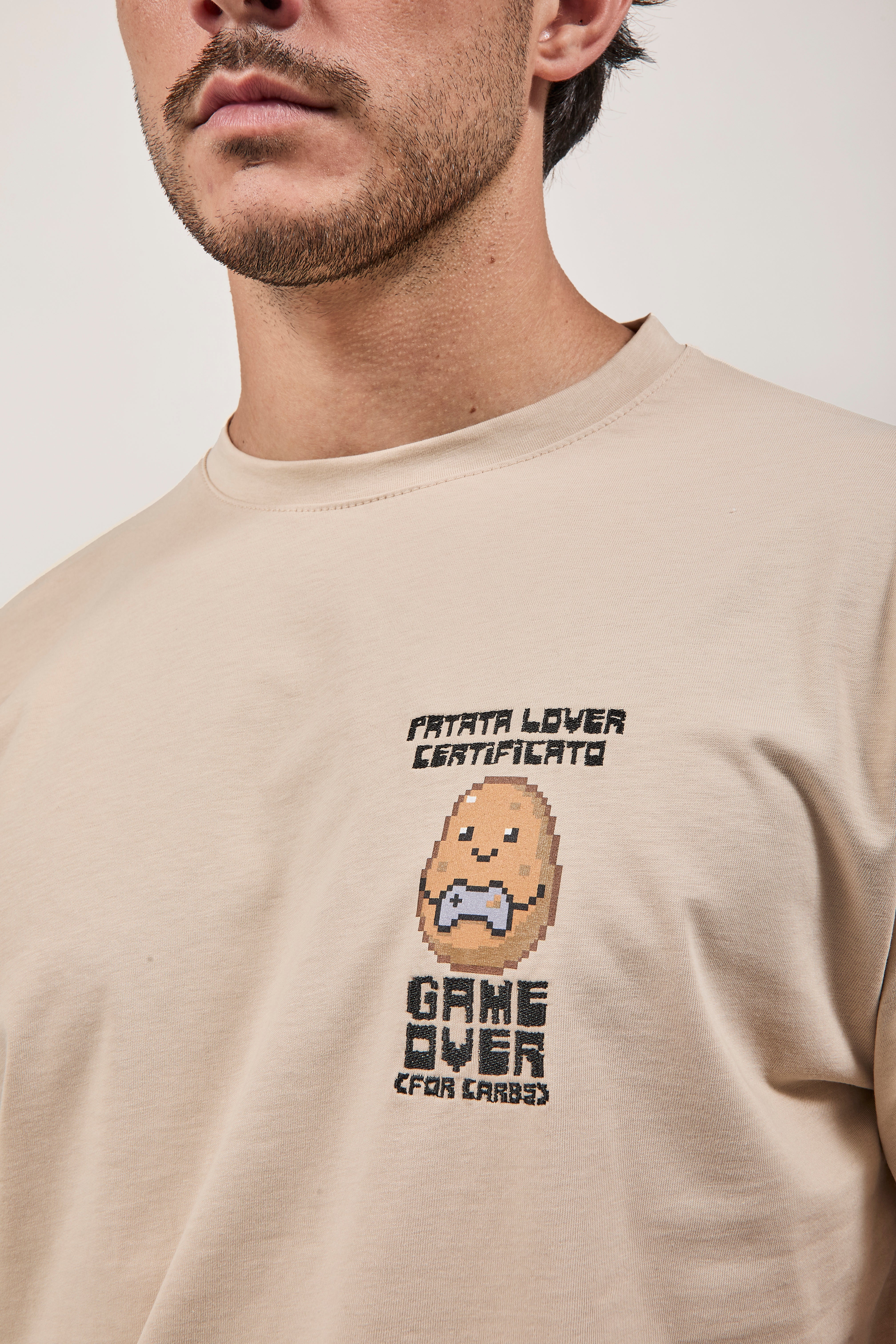 T-shirt Berna Patata Lover Avorio