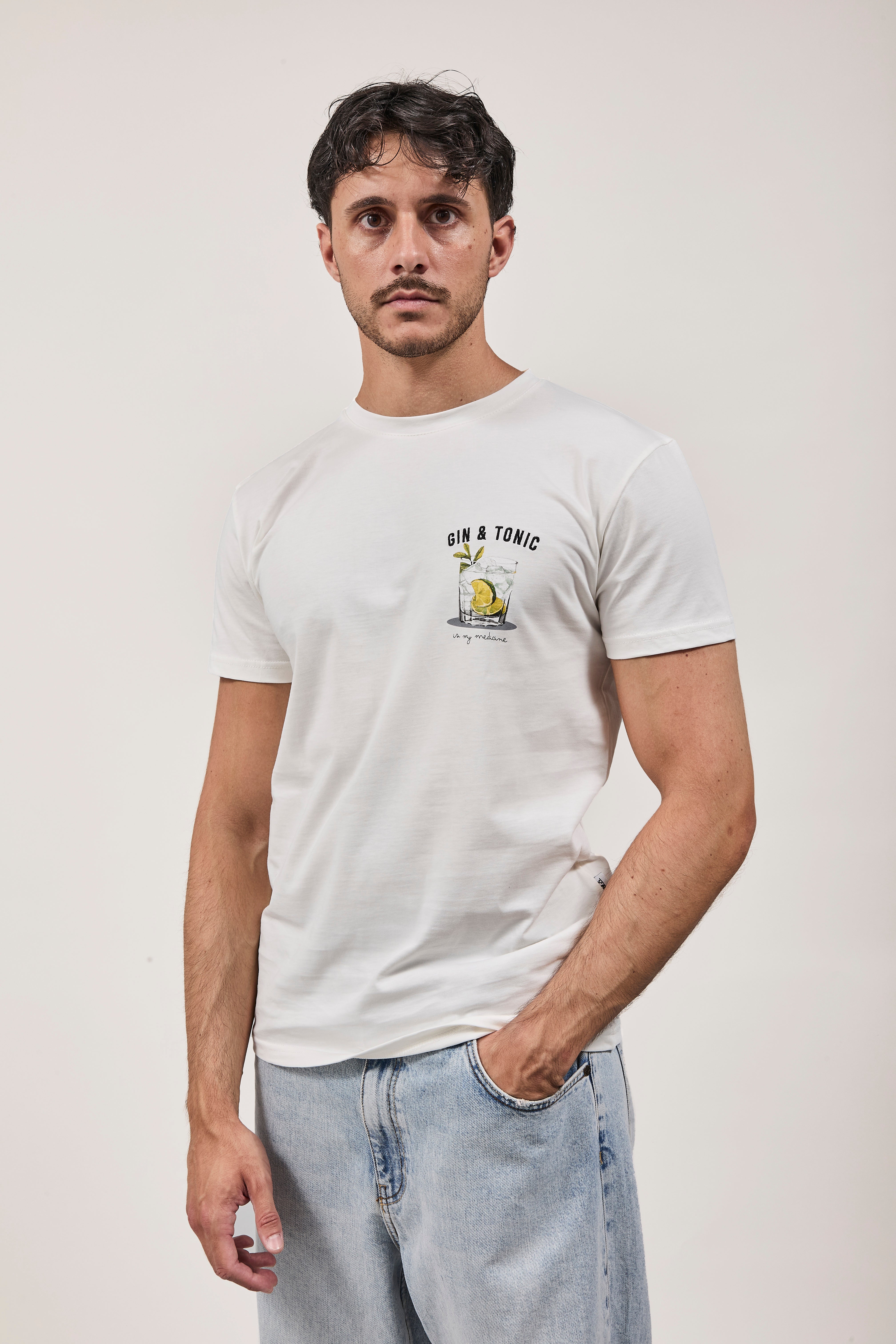 T-shirt Berna Gin Tonic Panna