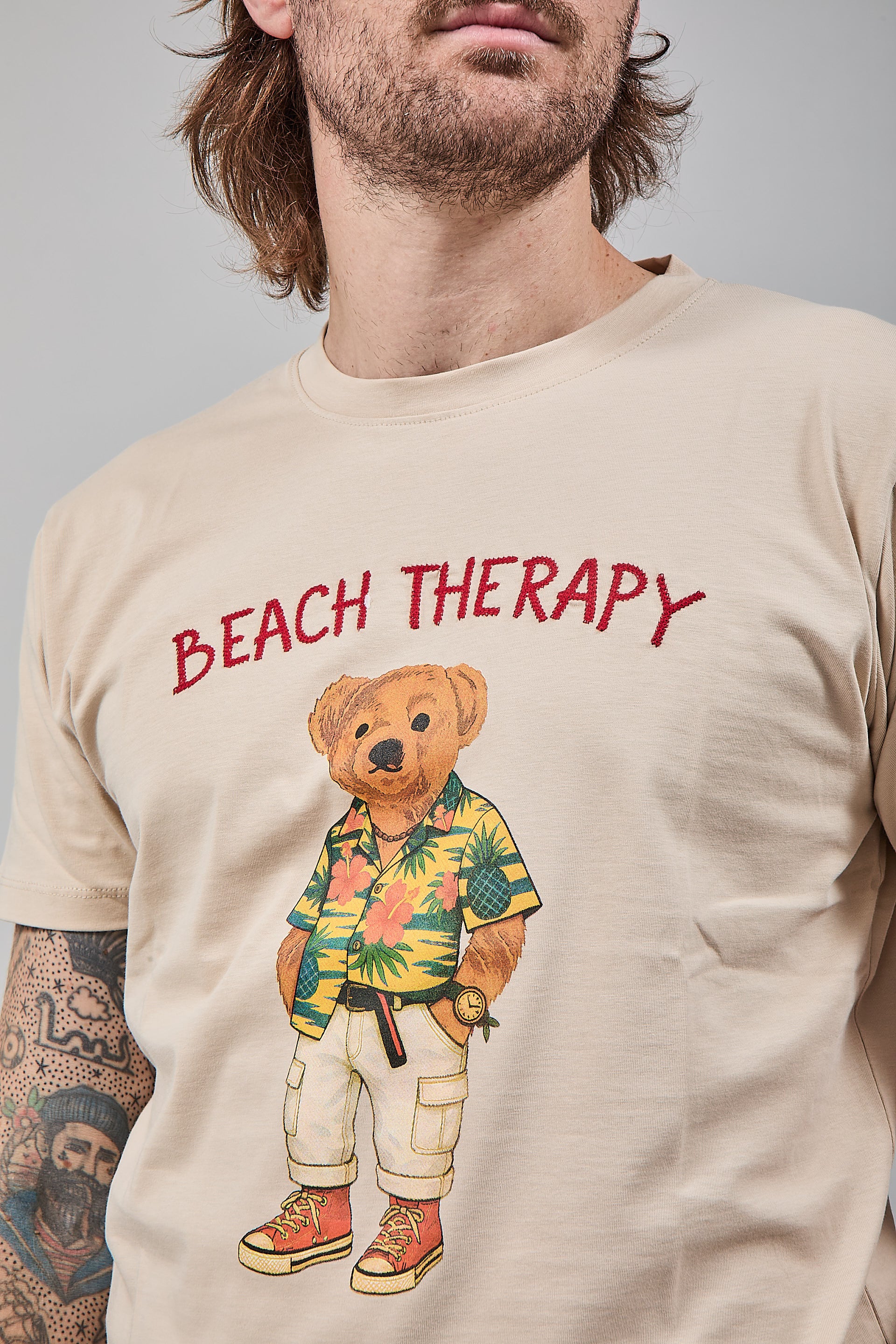 T-shirt Superculture Avorio A1913
