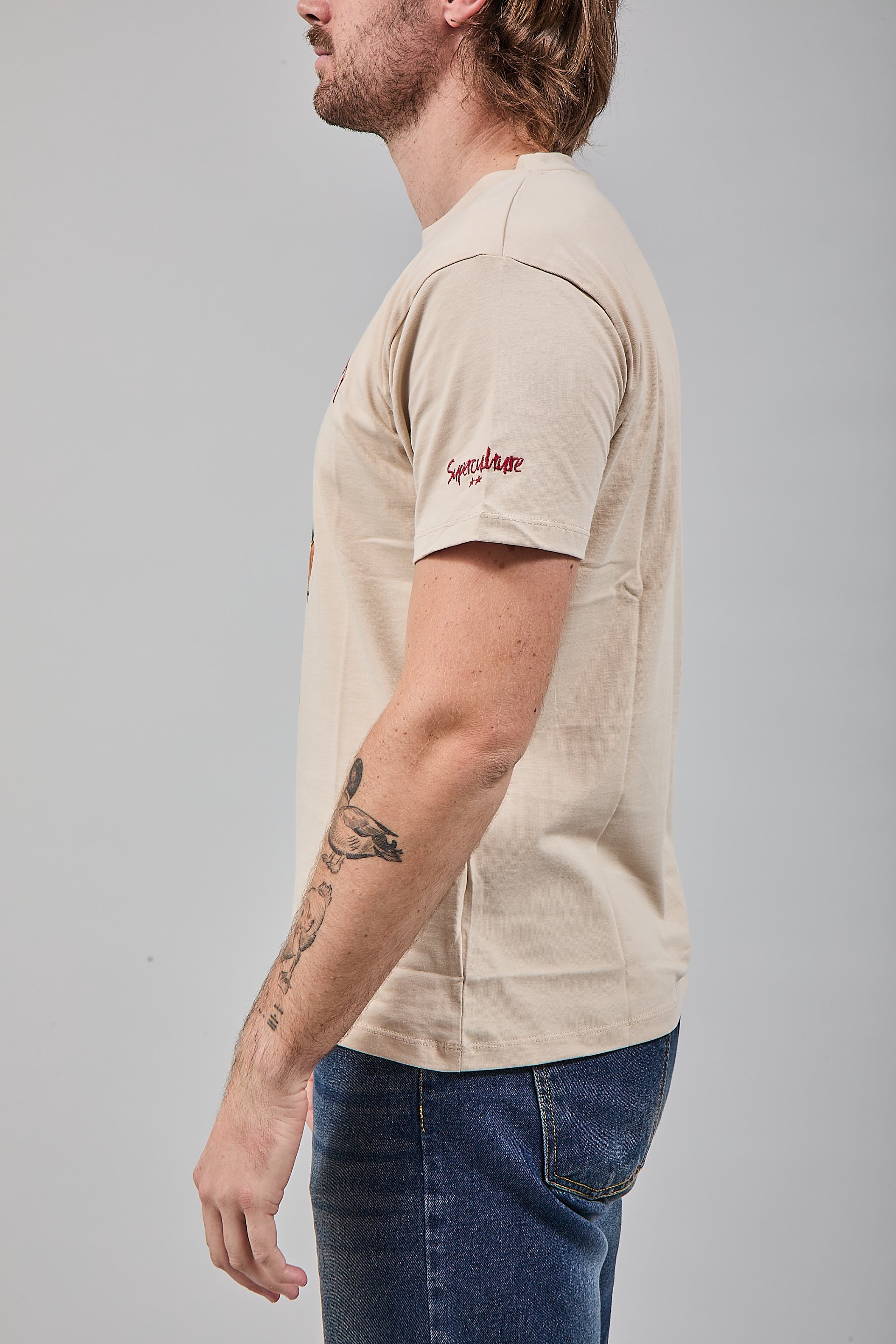 T-shirt Superculture Avorio A1913