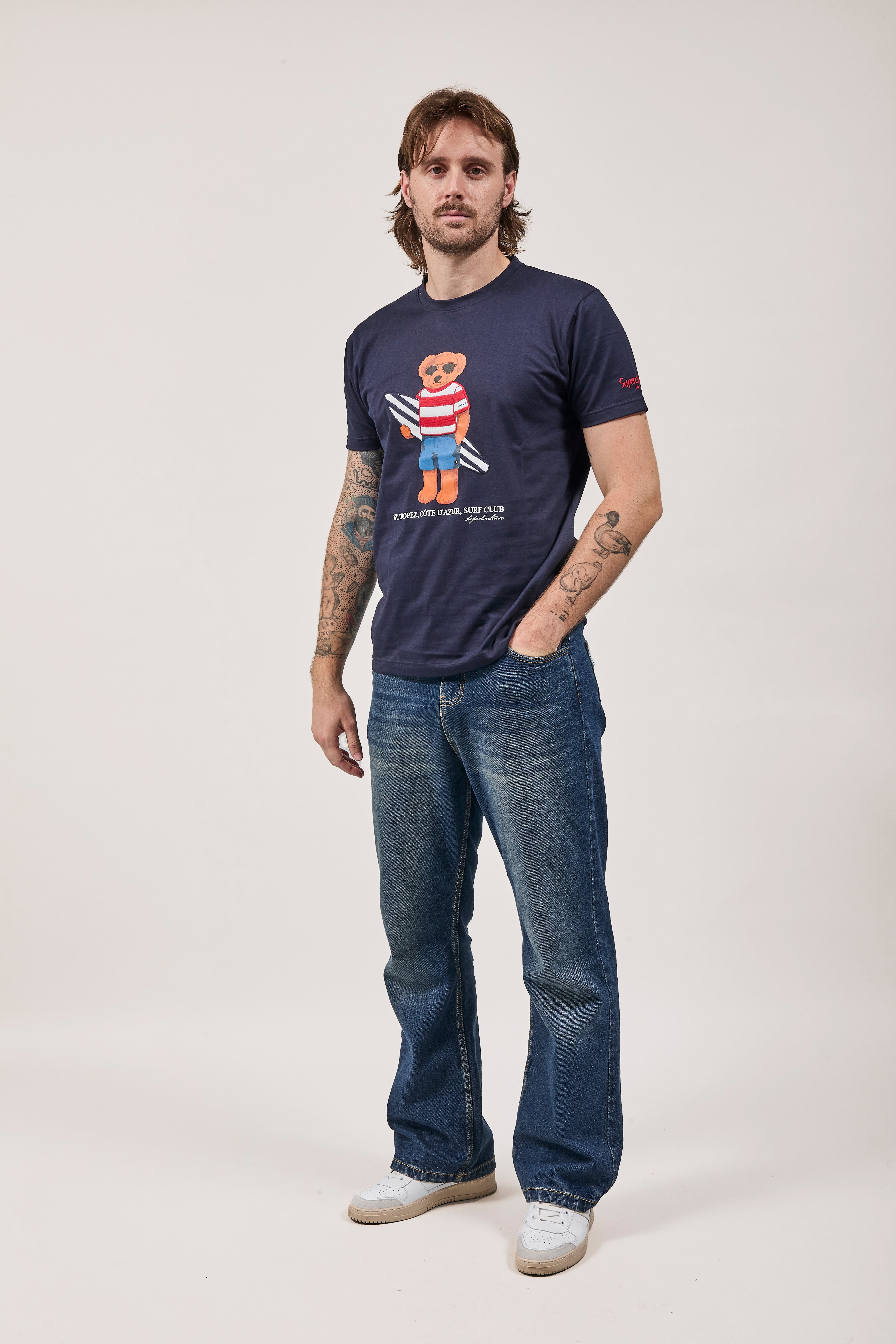 T-shirt Superculture Blu A1915