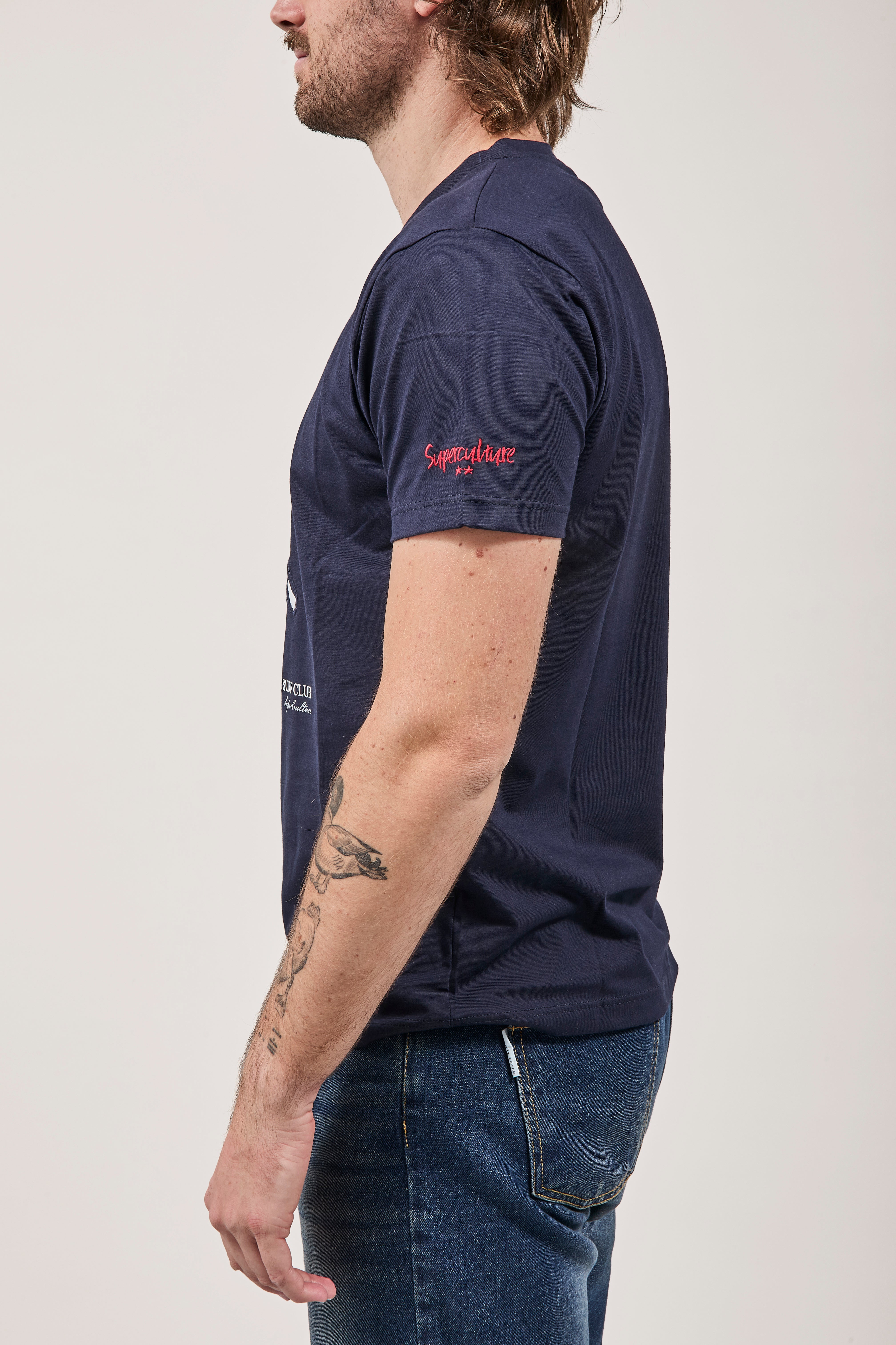 T-shirt Superculture Blu A1915
