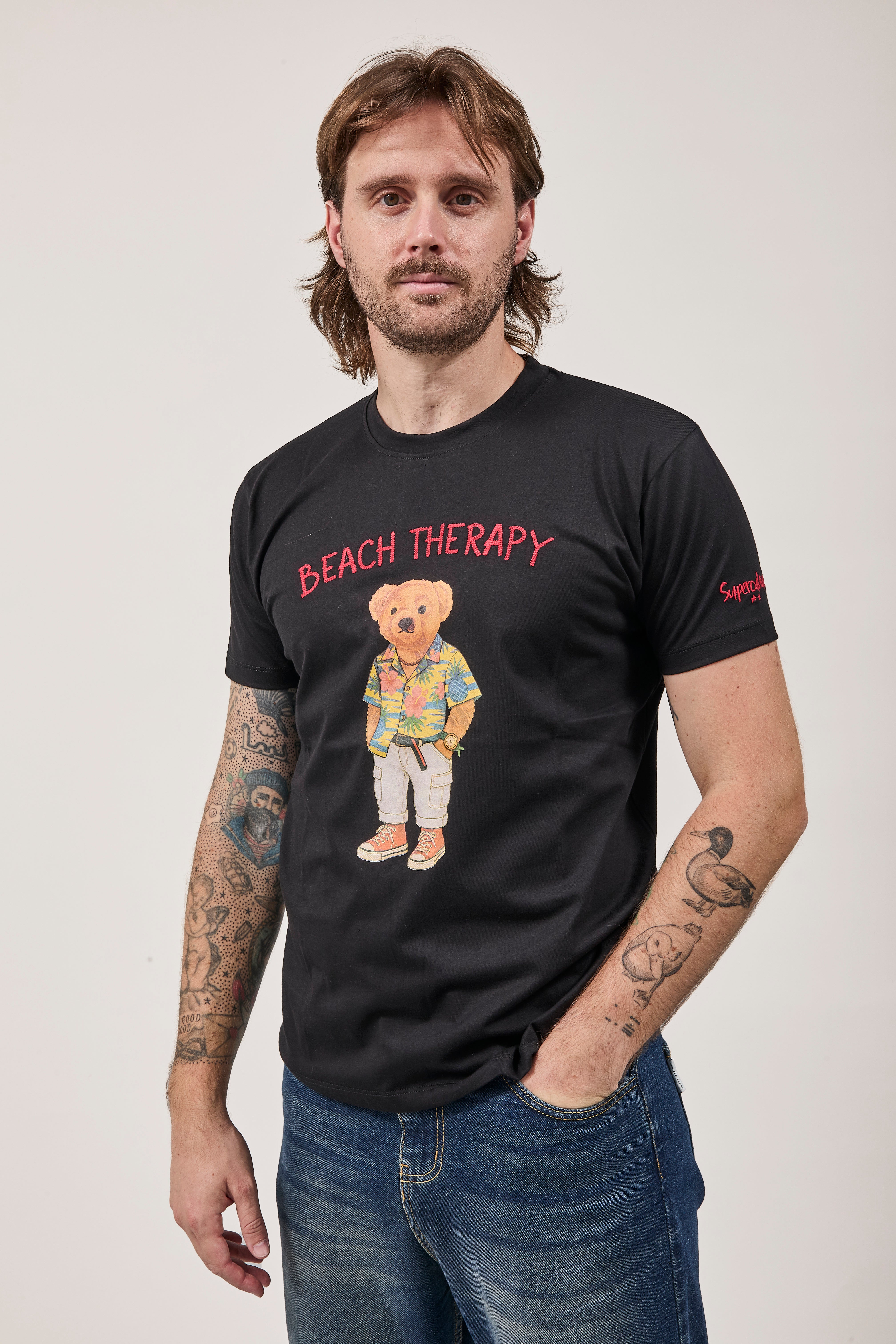 T-shirt Superculture Nero A1913