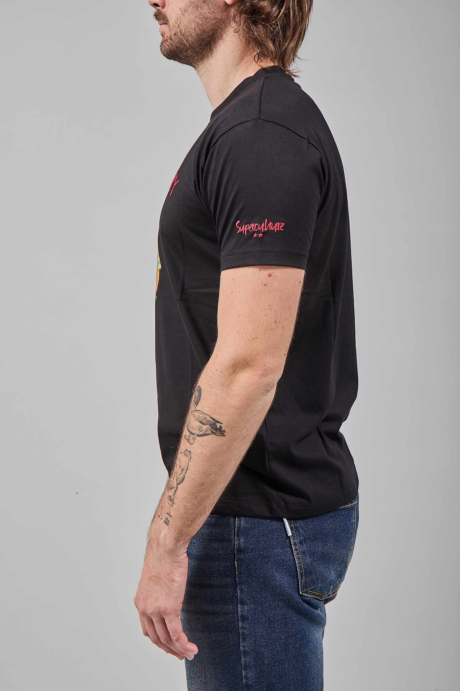 T-shirt Superculture Nero A1913